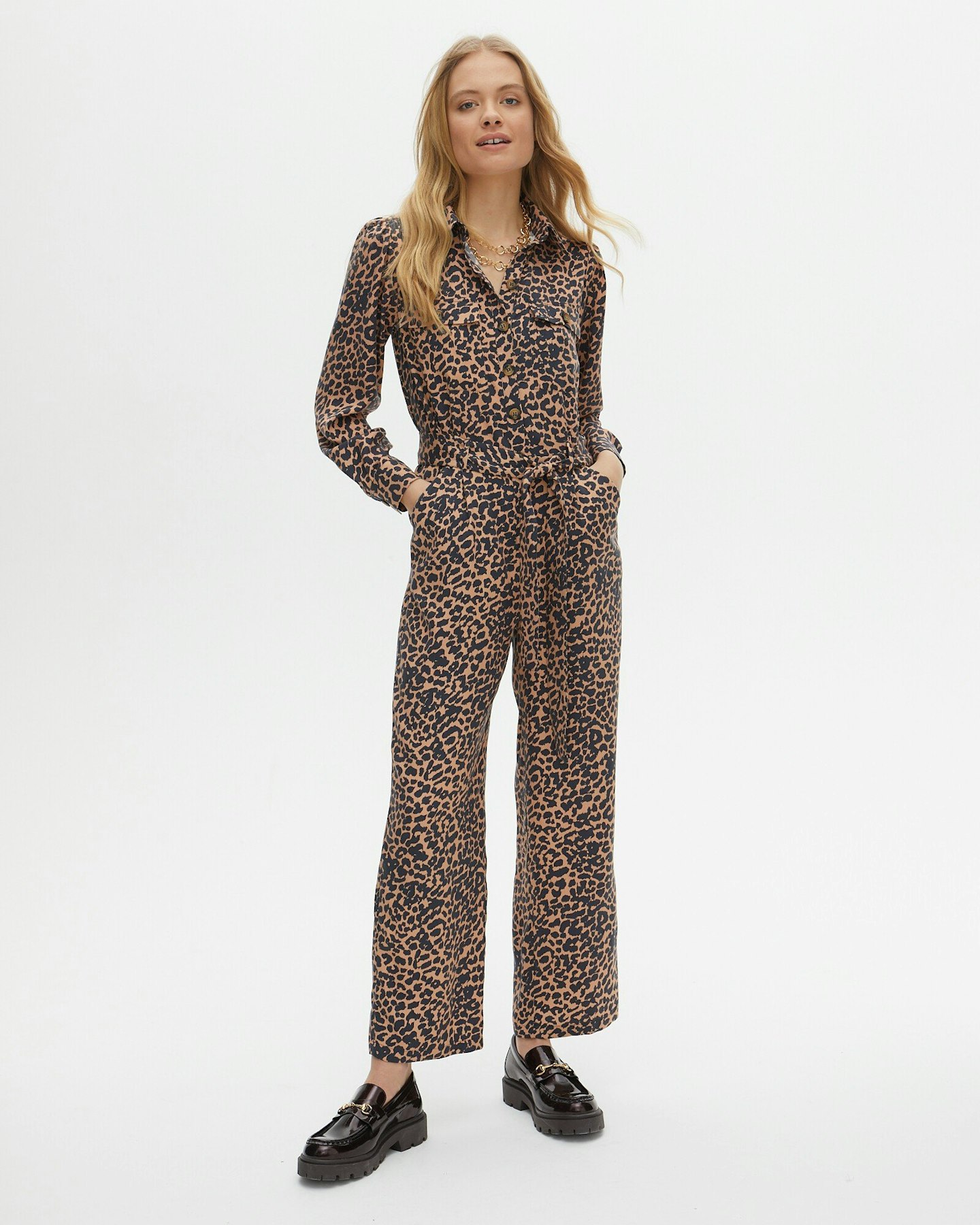 Lunchtime shop Monday - Oliver Bonas Leopard Print Jumpsuit, £85