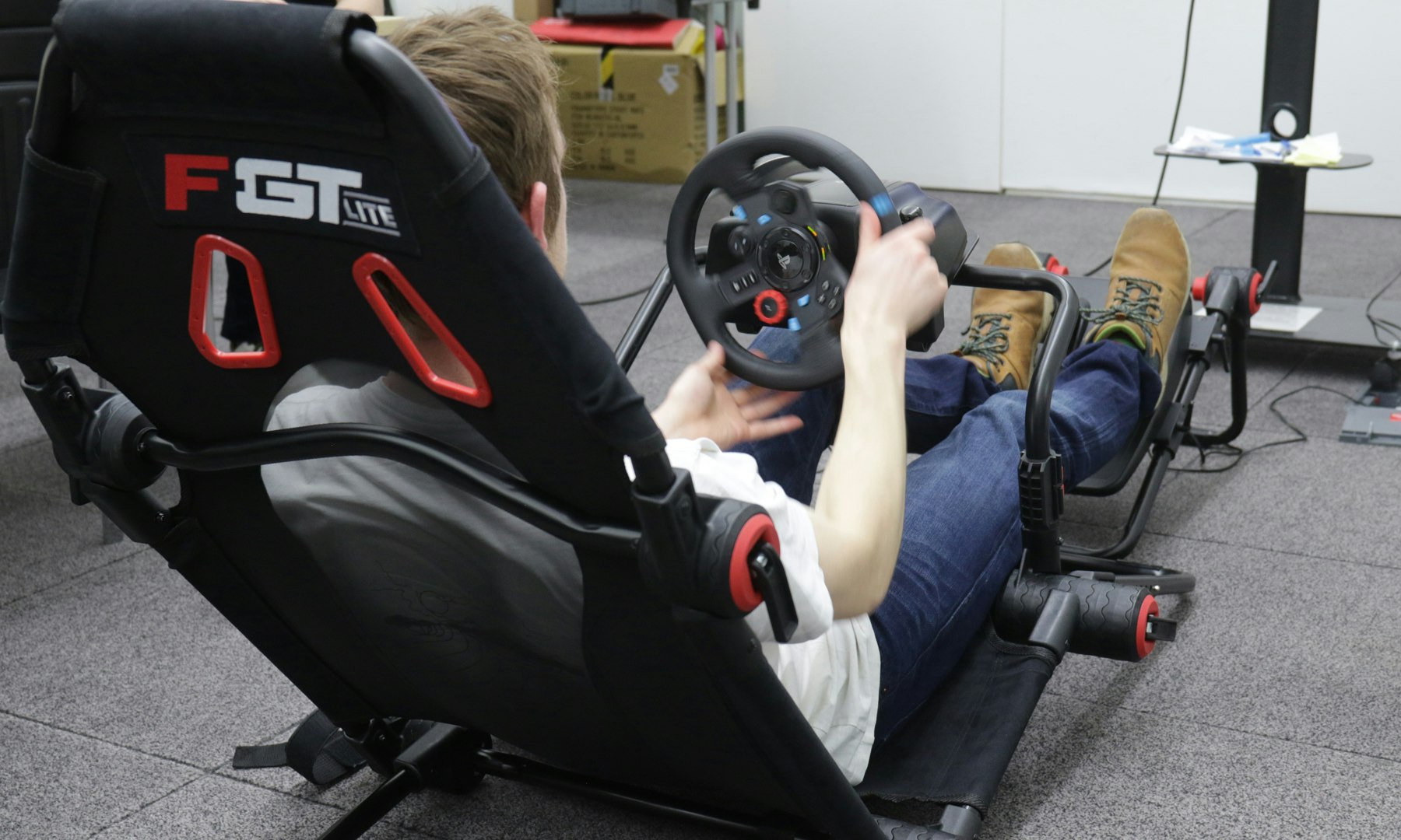 The Pit Stop: Test-Driving the Next Level Racing GTLite Cockpit - GeekDad