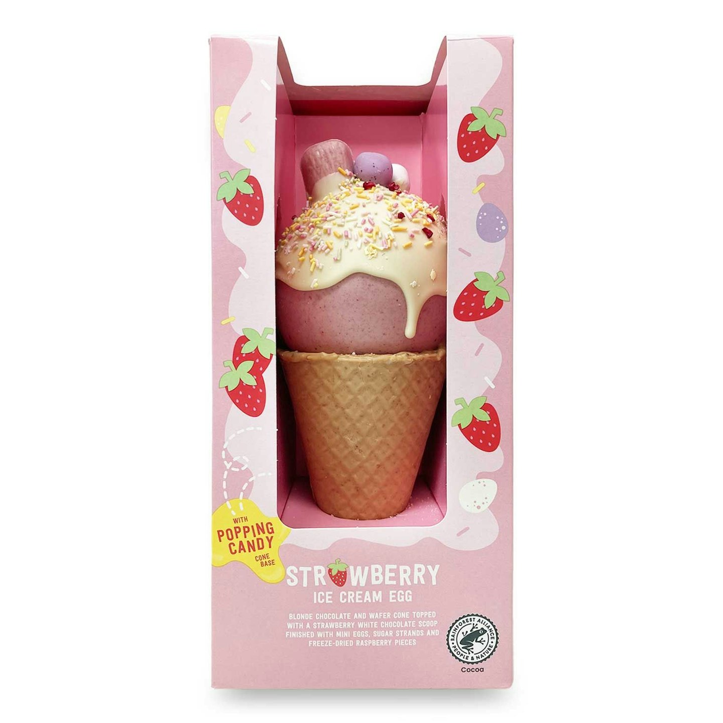 Dairyfine Strawberry Ice Cream Egg 215g