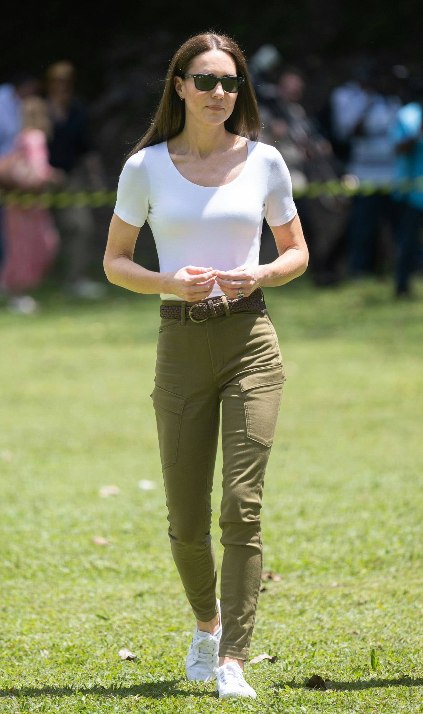 Kate Middleton Prince William Royal Tour Fashion Caribbean g-star raw