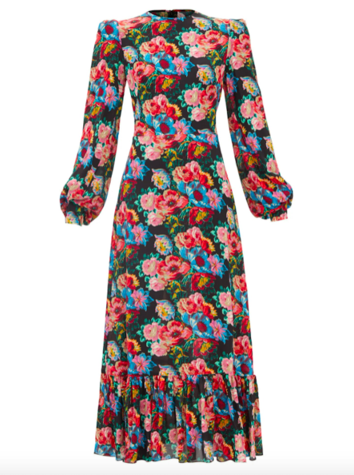 The Vampire's Wife, The Villanelle Floral-Print Crepe Dress, £730