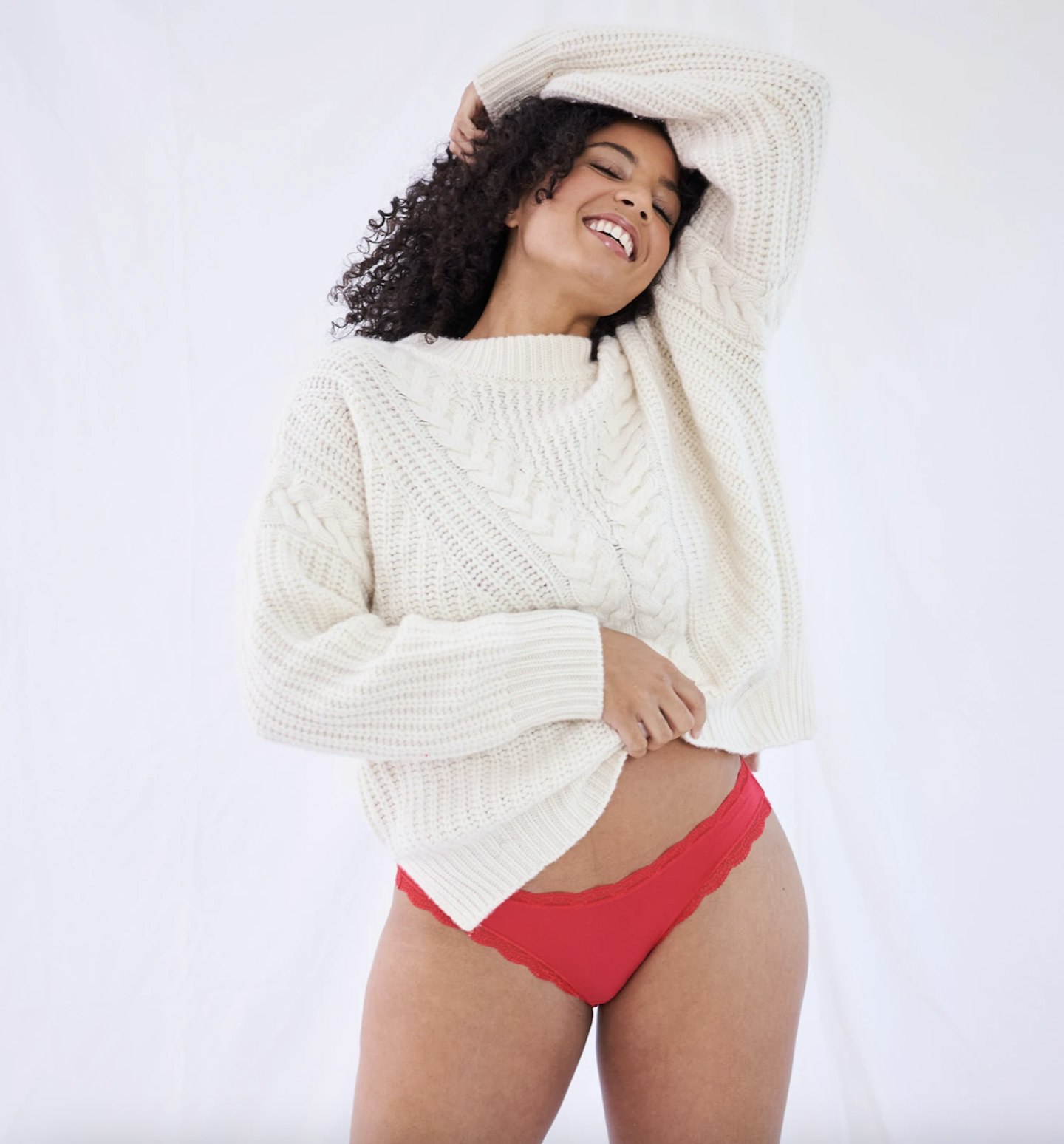 Lunchtime Shop Tuesday - Stripe & Stare, Plain Red Knickers, £15