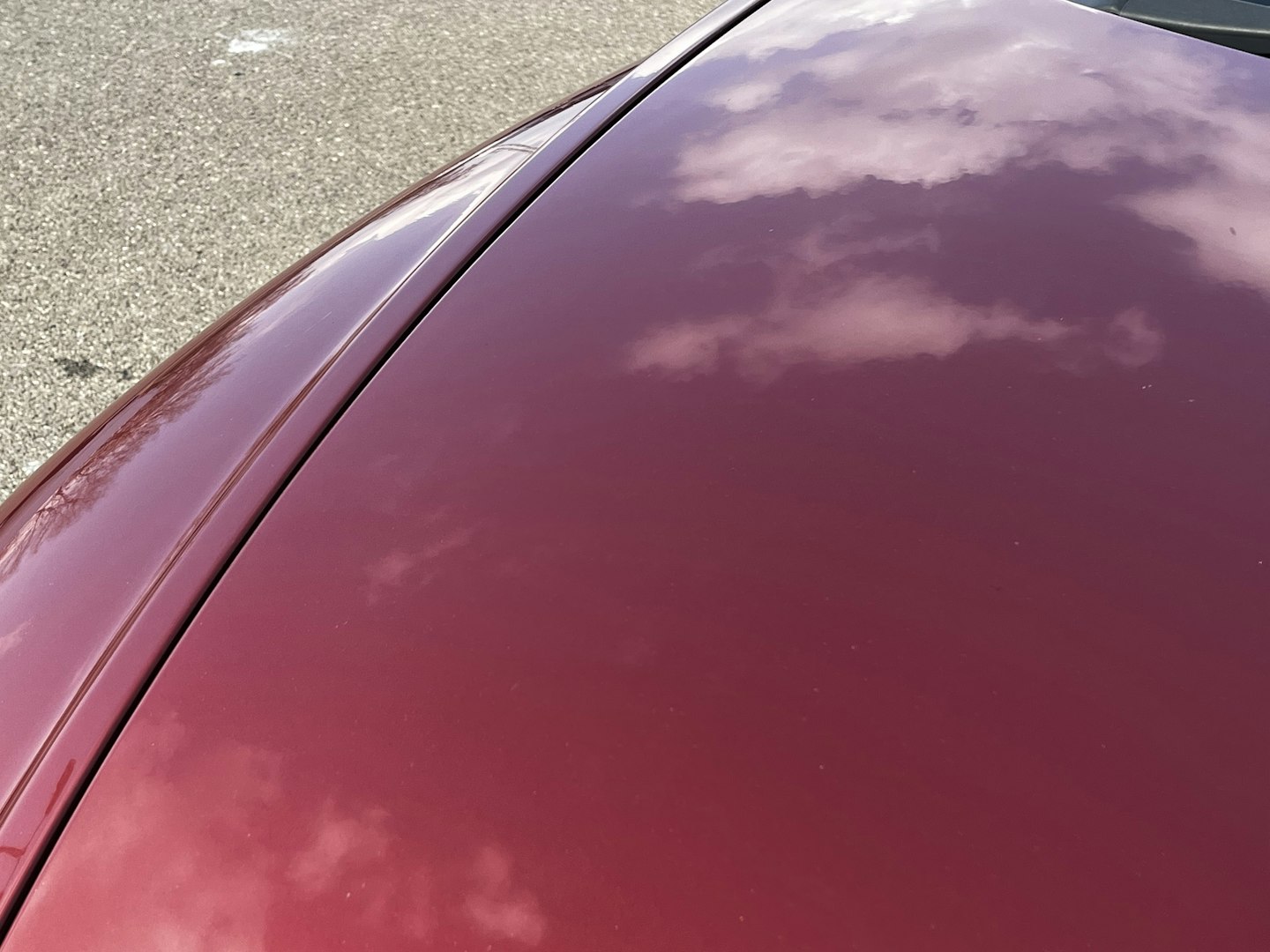 A bonnet after being cleaned with Nano Wash 