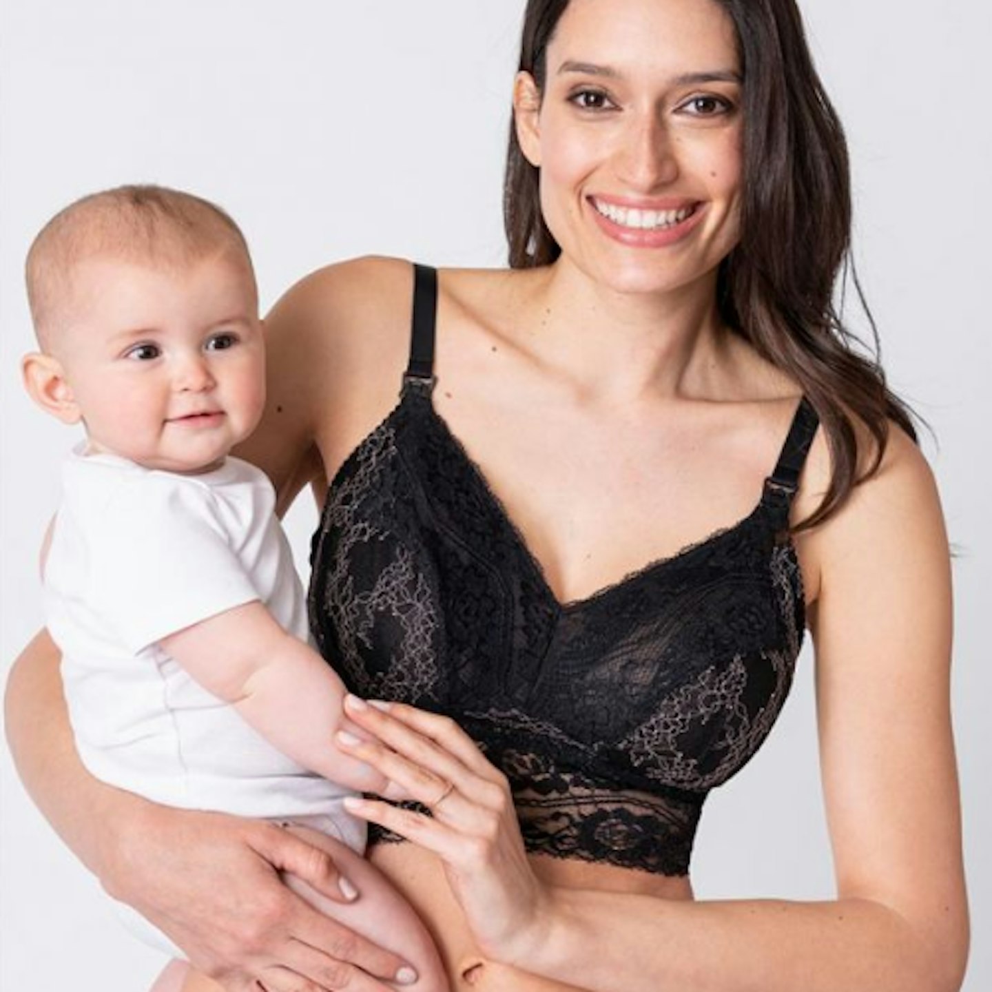 FITS EVERYBODY MATERNITY NURSING SCOOP BRALETTE | COCOA