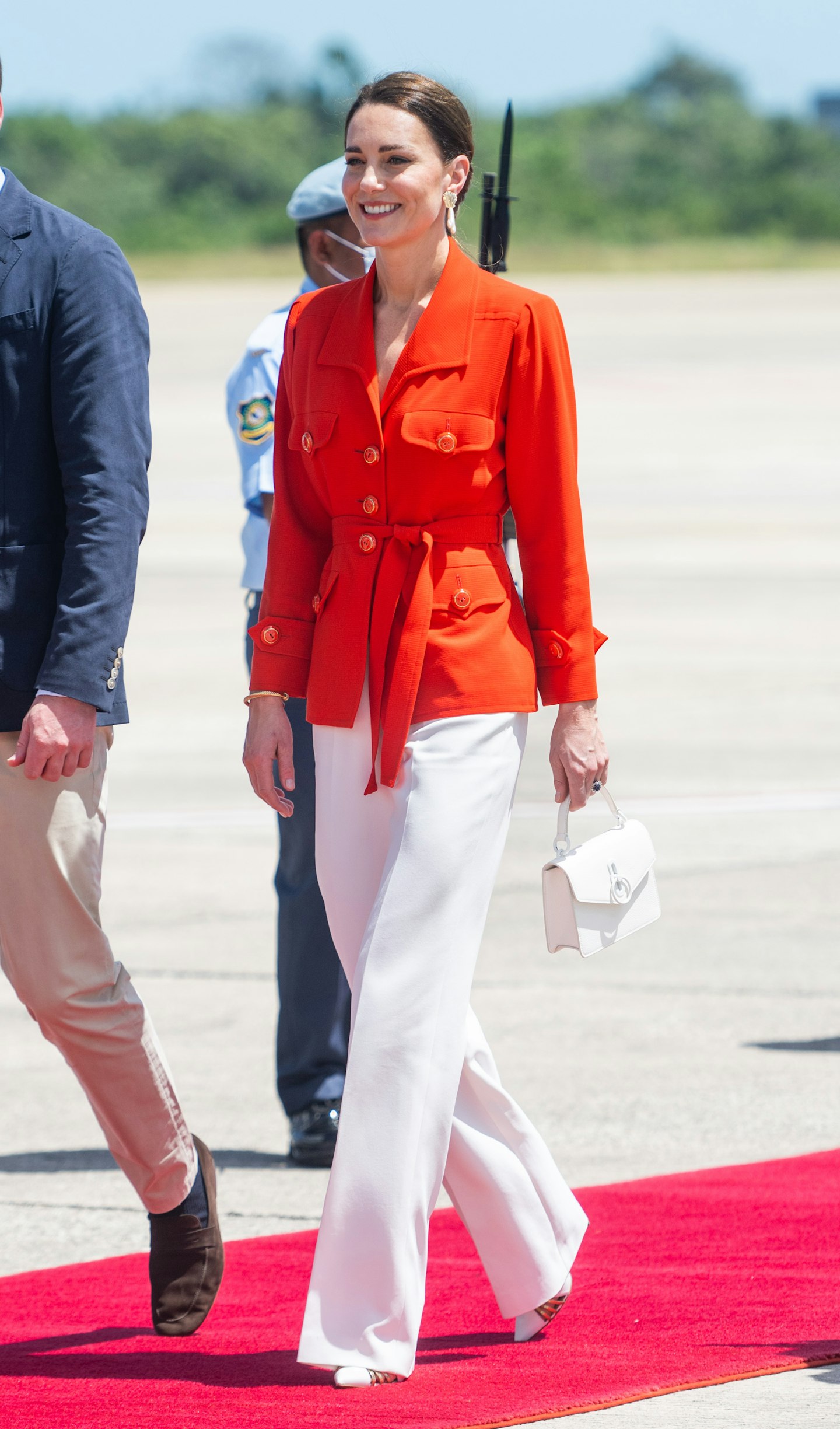 Kate Middleton Prince William Royal Tour Fashion Caribbean YSL