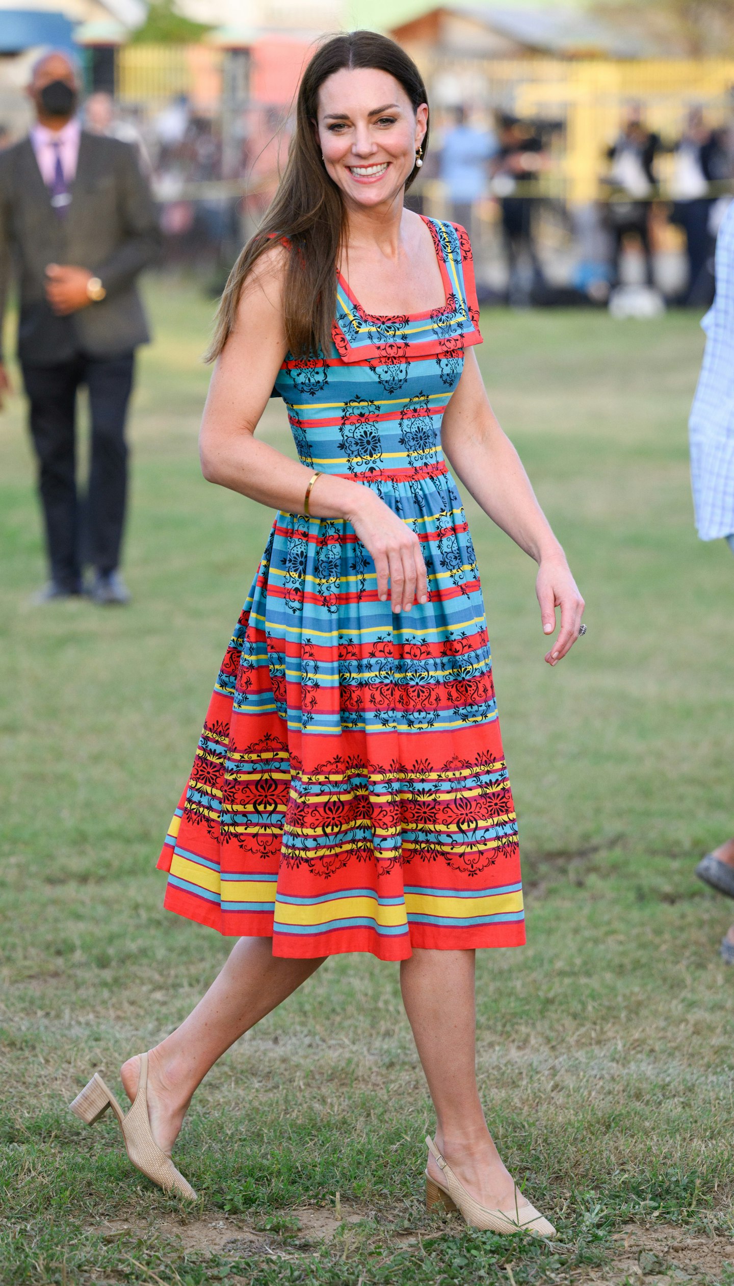 Kate Middleton Caribbean tour vintage dress