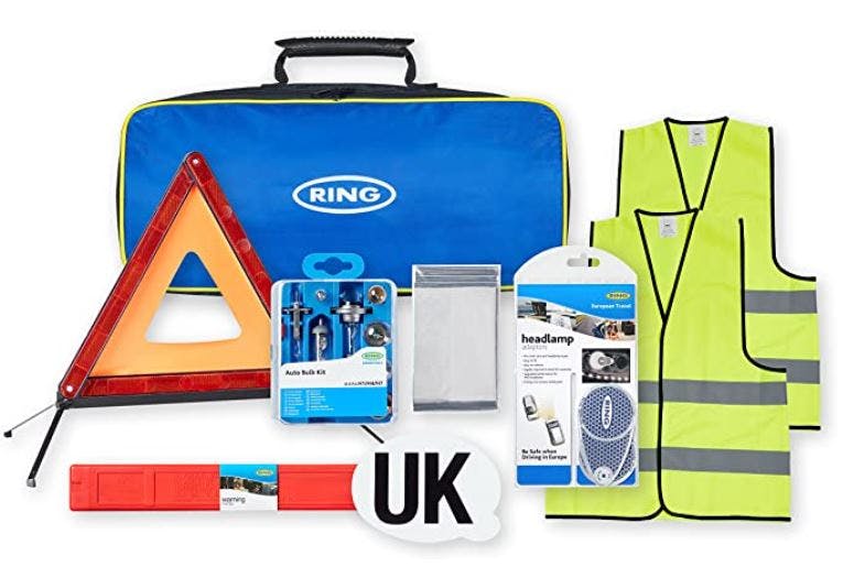 European Euro EU NF Approved Continental Driving Abroad Legal Safety Travel Kit 