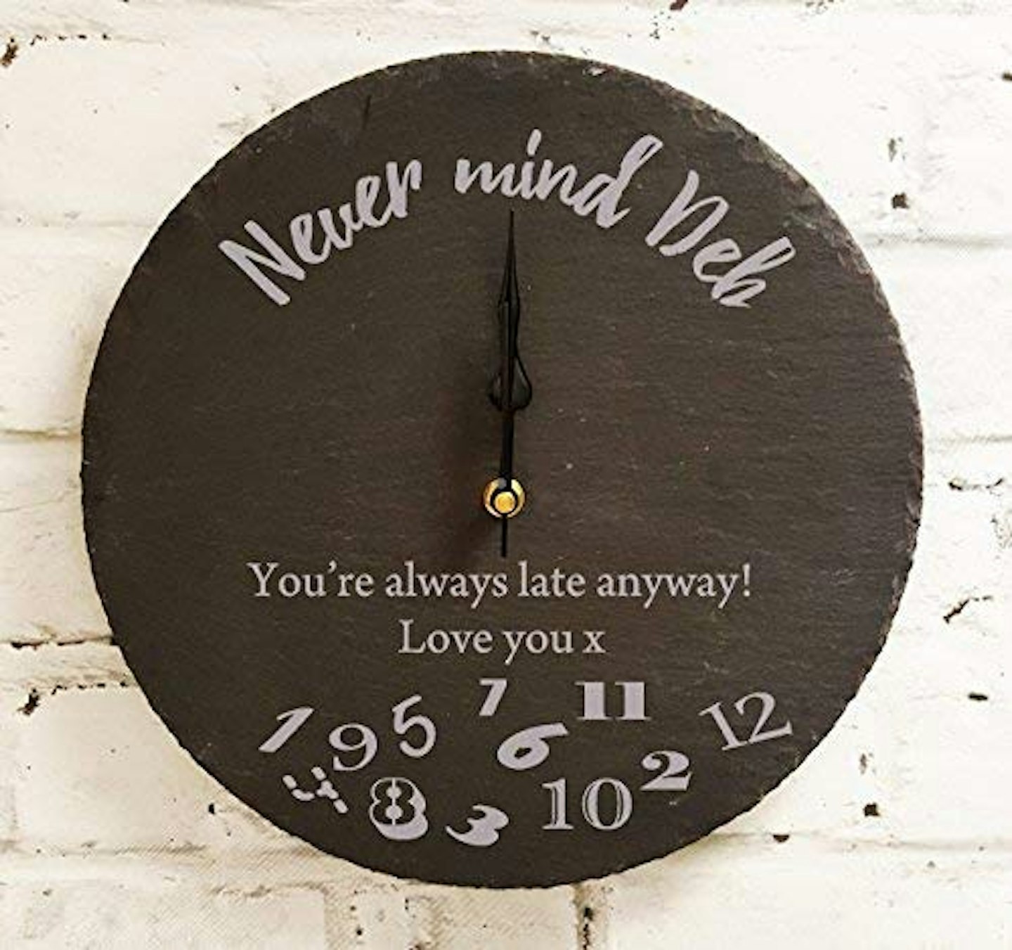 Stacey Solomon x Amazon Handmade: Always Late Clock