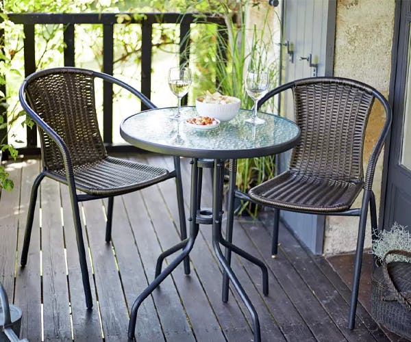 argos barrel bistro set