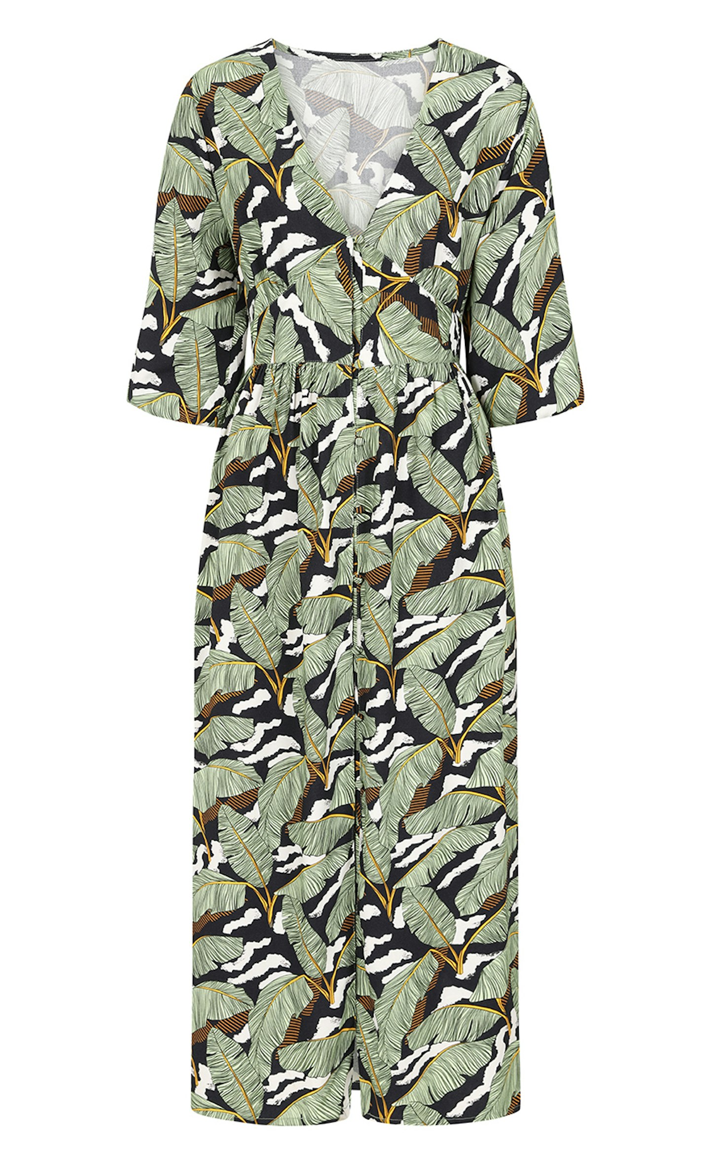 Banana Leaf Print Maxi Dress, £89