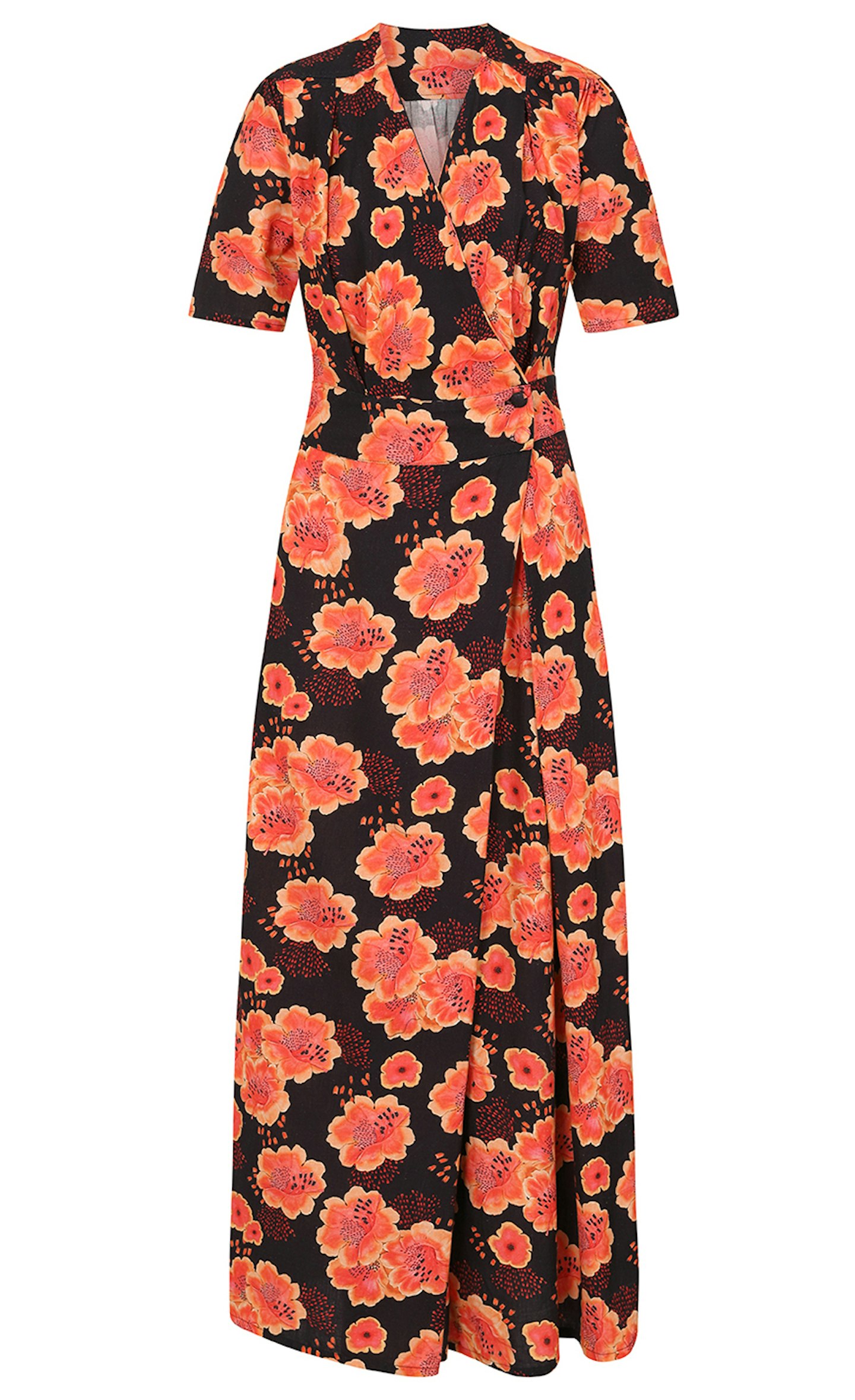 Floral Print Cotton Midi Dress, £89