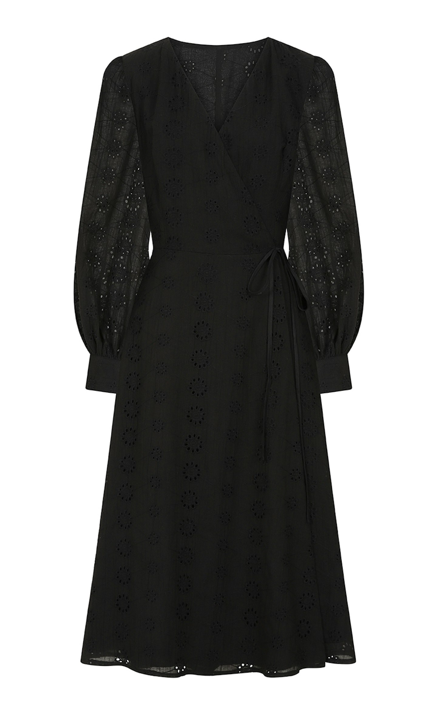 Broderie Midi Dress, £140