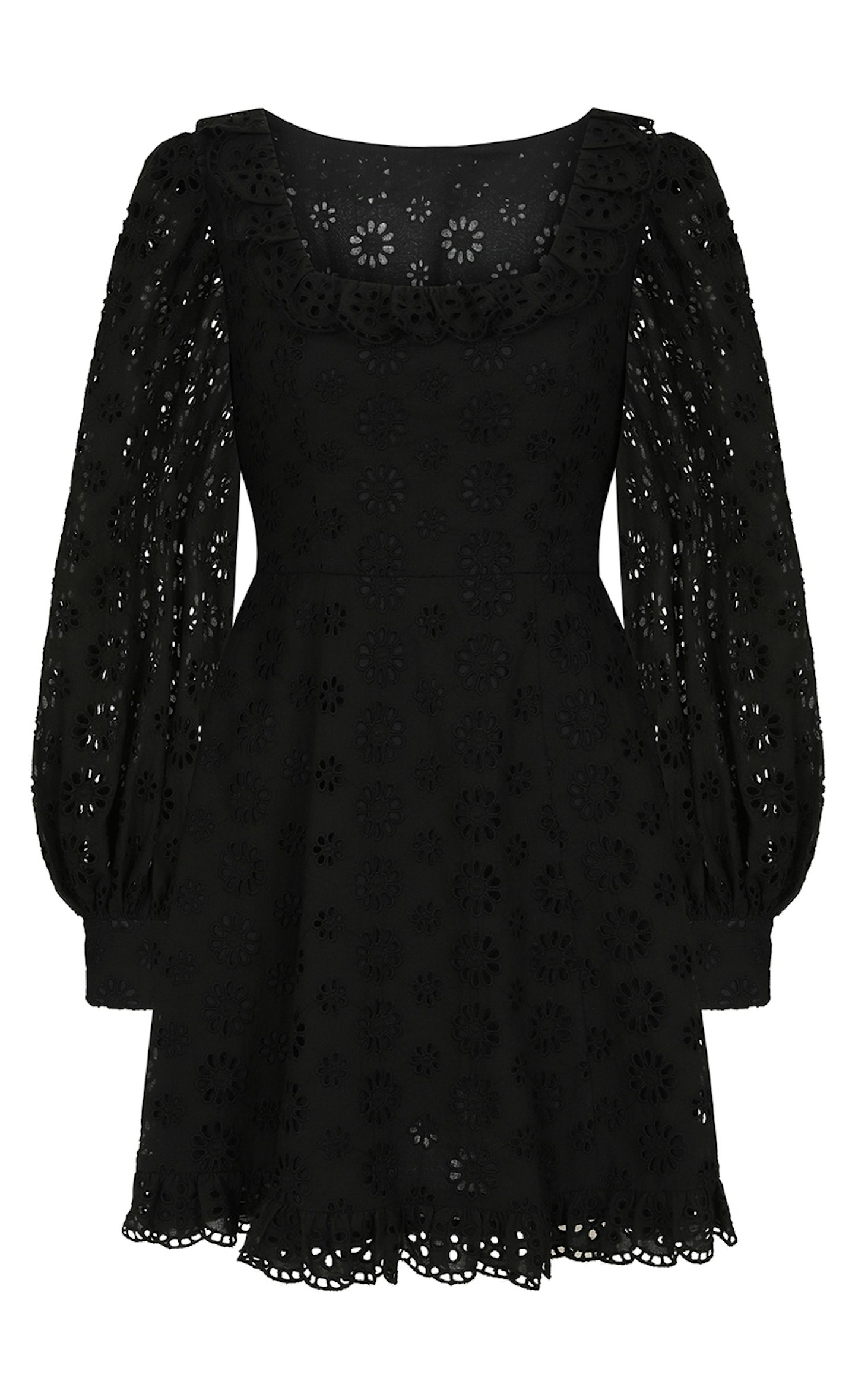 Broderie Mini Dress, £125