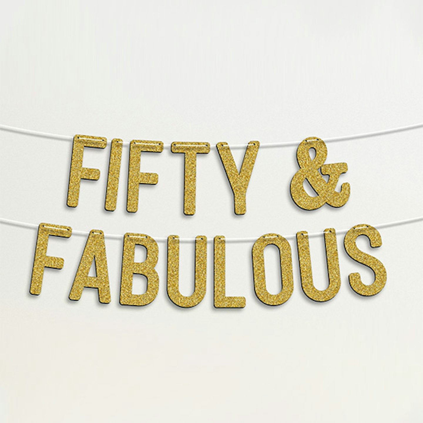 Fifty and fabulous banner