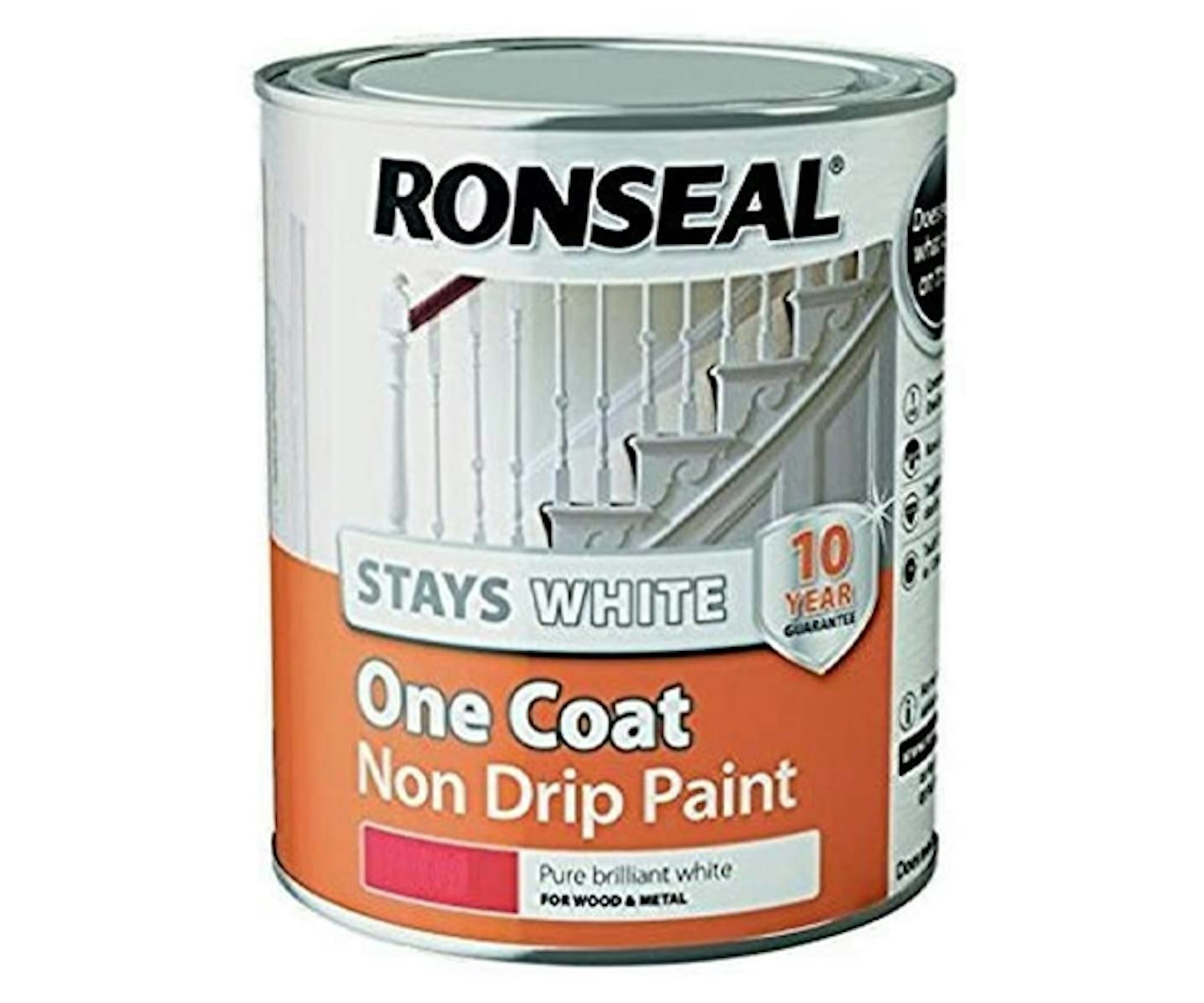 Ronseal RSLOCSWGP25L One Coat Stays Gloss Paint