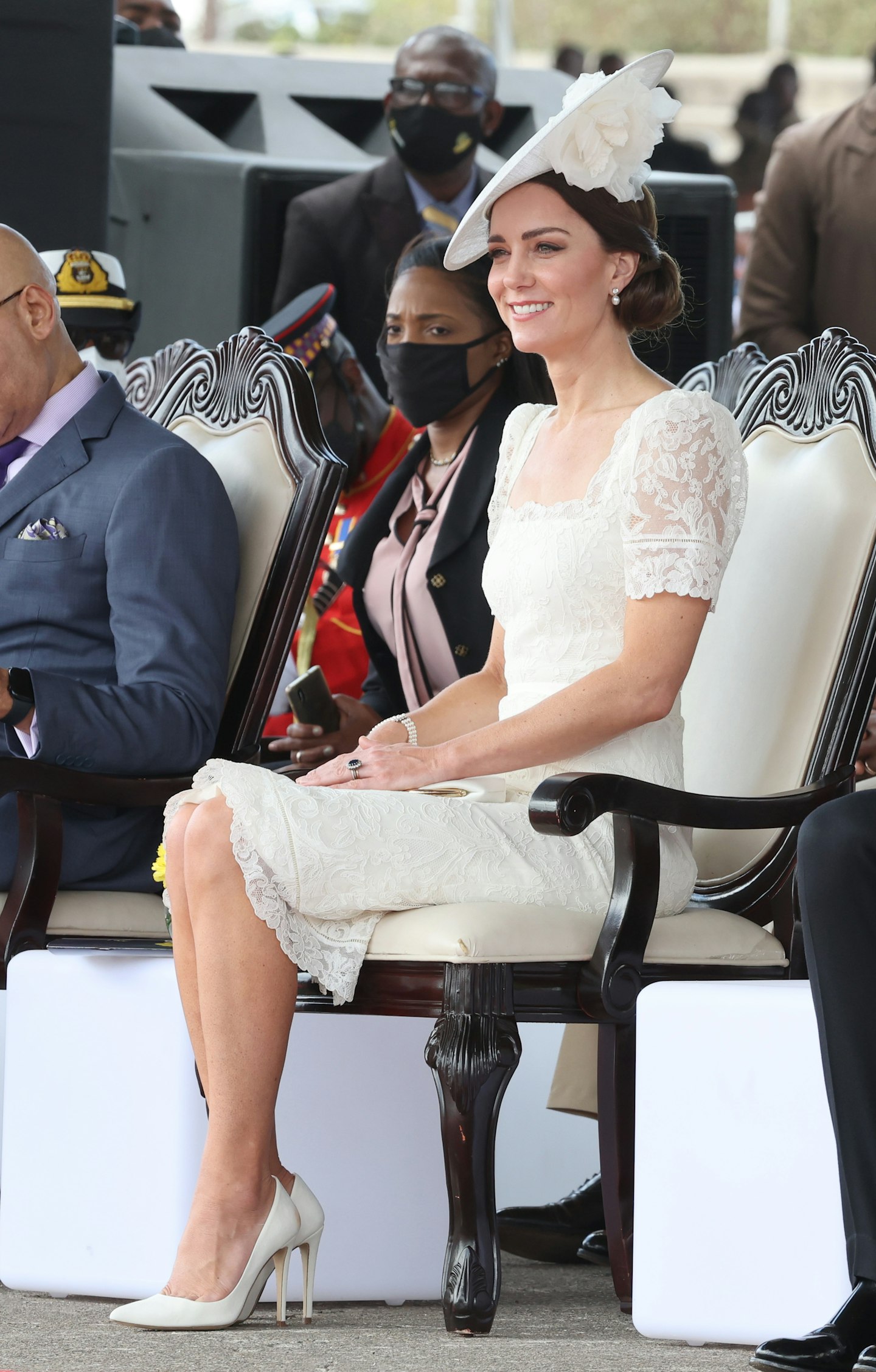 Kate Middleton Prince William Royal Tour Fashion Caribbean Alexander McQueen