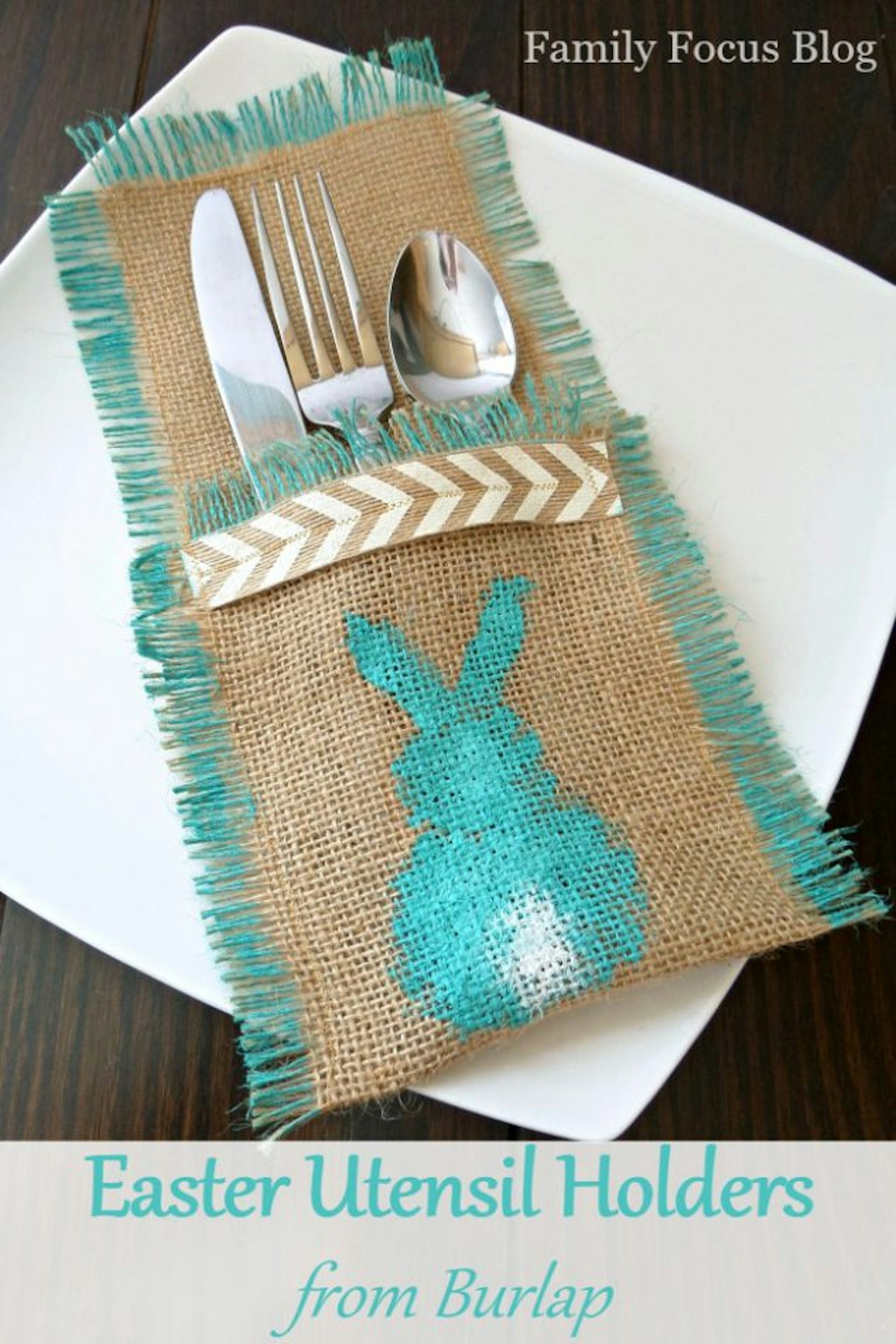 Easter crafts for adults: easter utensil holder