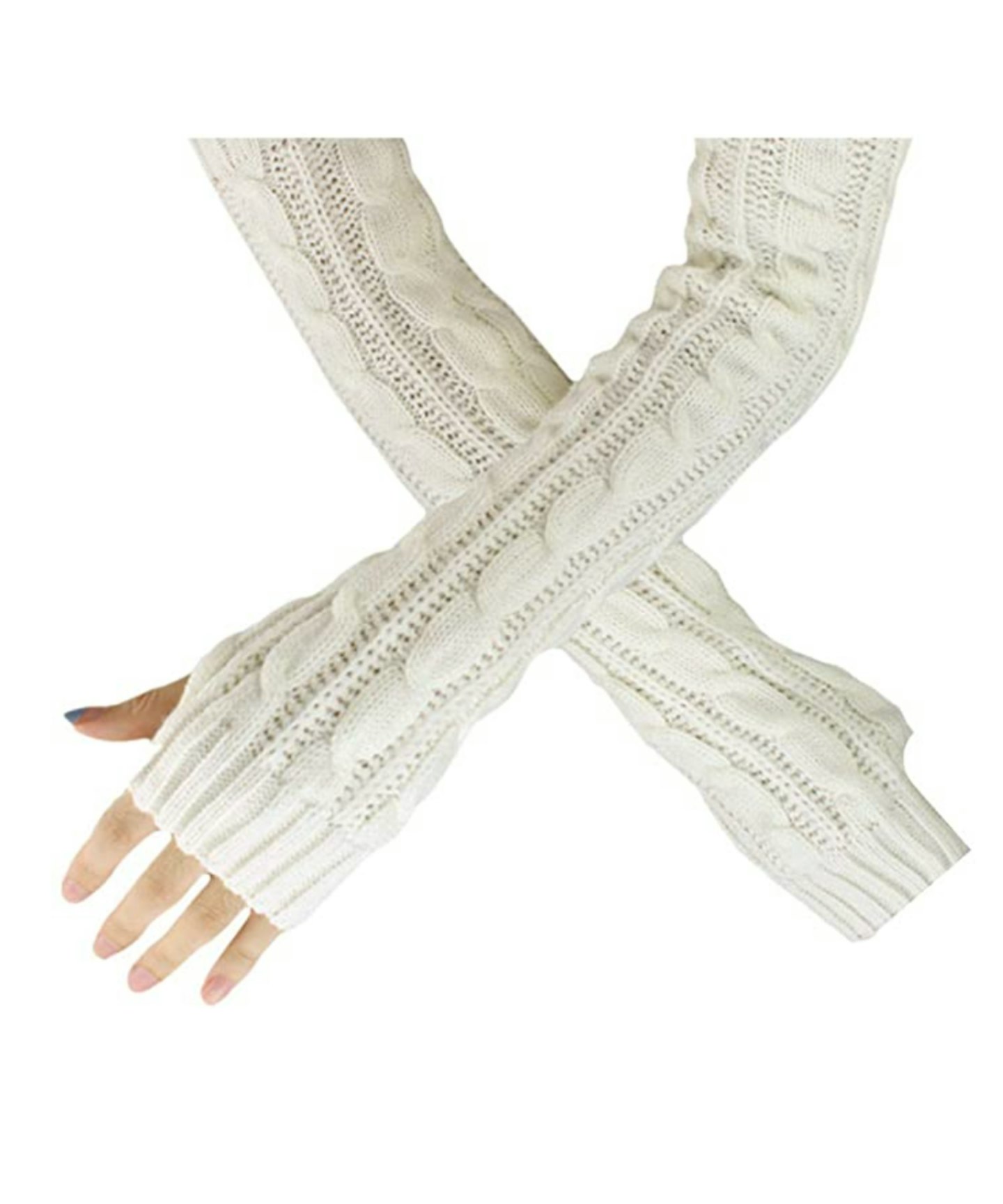 Knitted Long Gloves, Koly Women's Warm Winter Stretchy