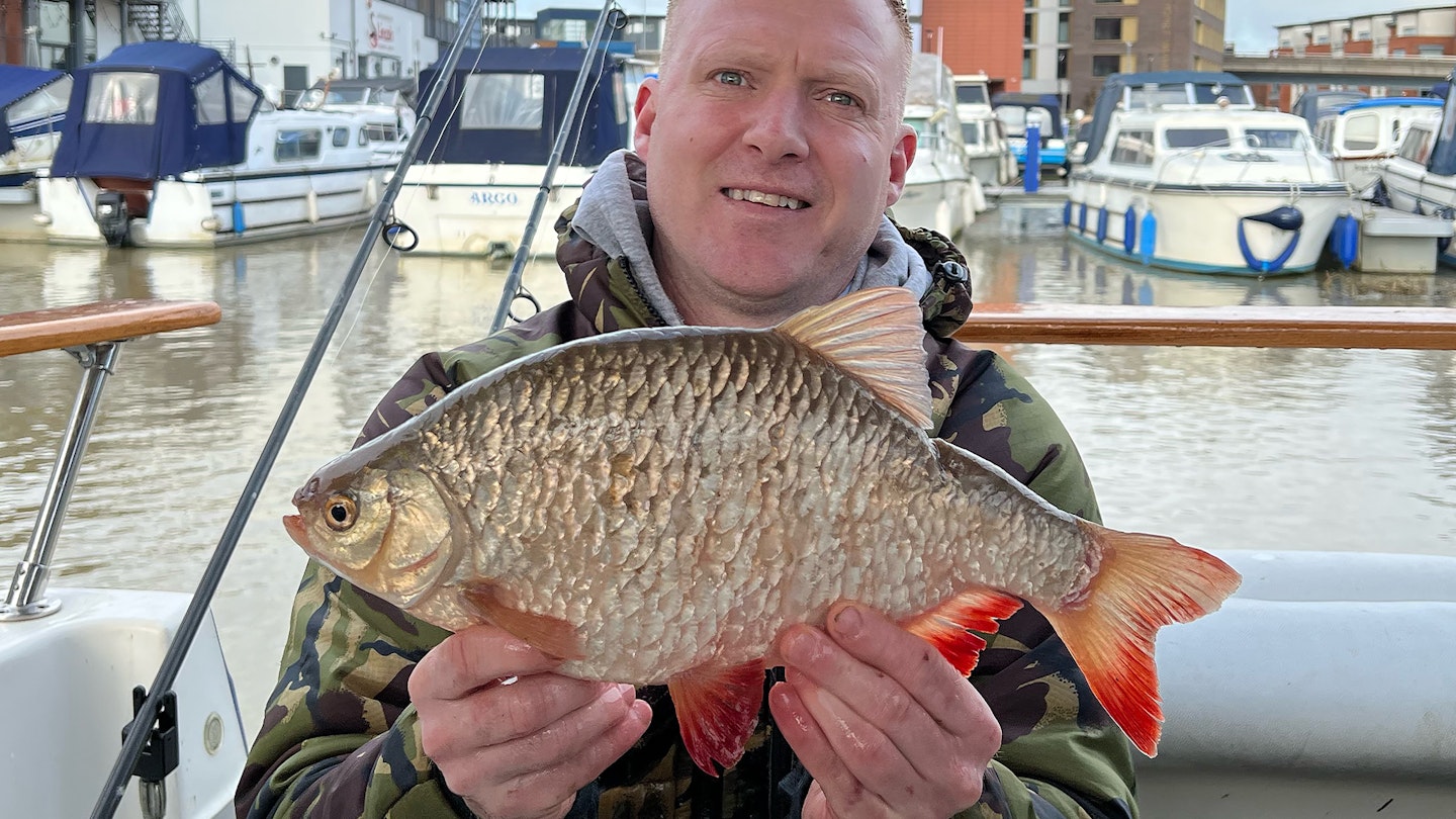 Monster rudd brightens slow day of pike fishing - Dean Wadsworth