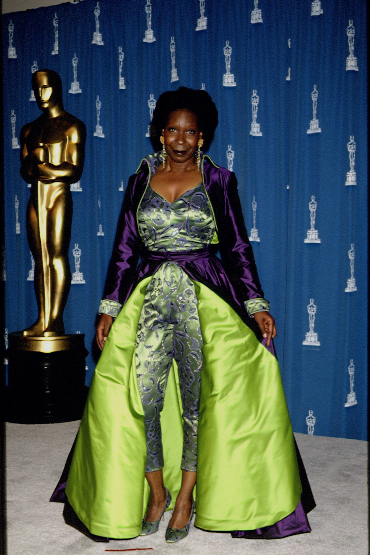 90s Oscars Fashion Whoopi Goldberg