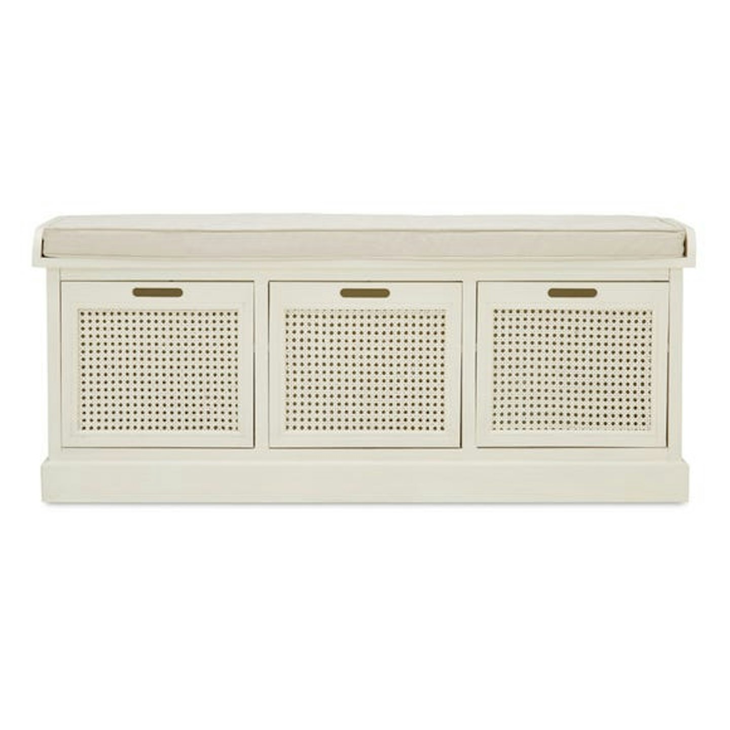 Dunelm, Lucy Cane Cream Storage Bench, £169