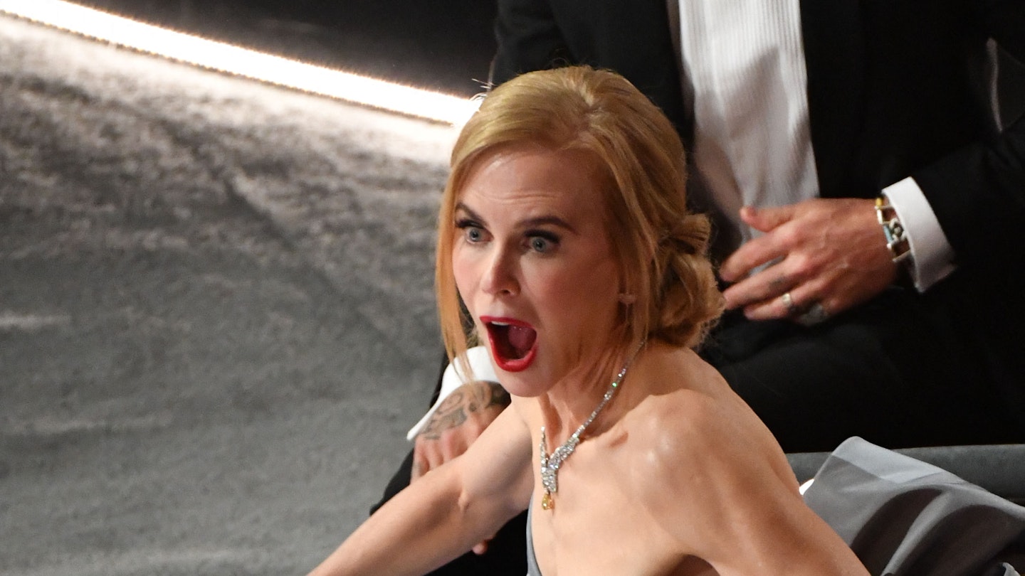 Nicole Kidman Oscars reaction 