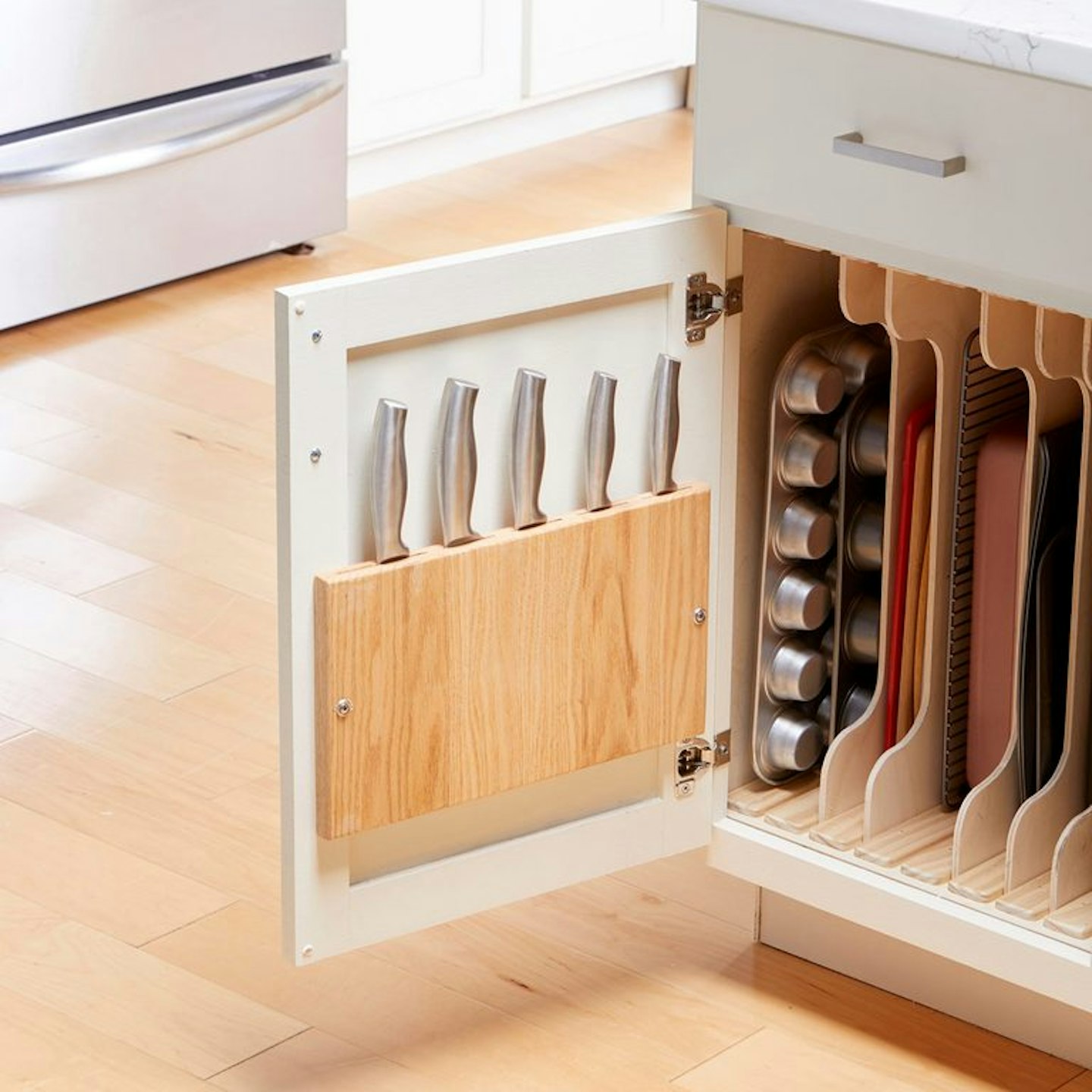 kitchen storage ideas - back of door