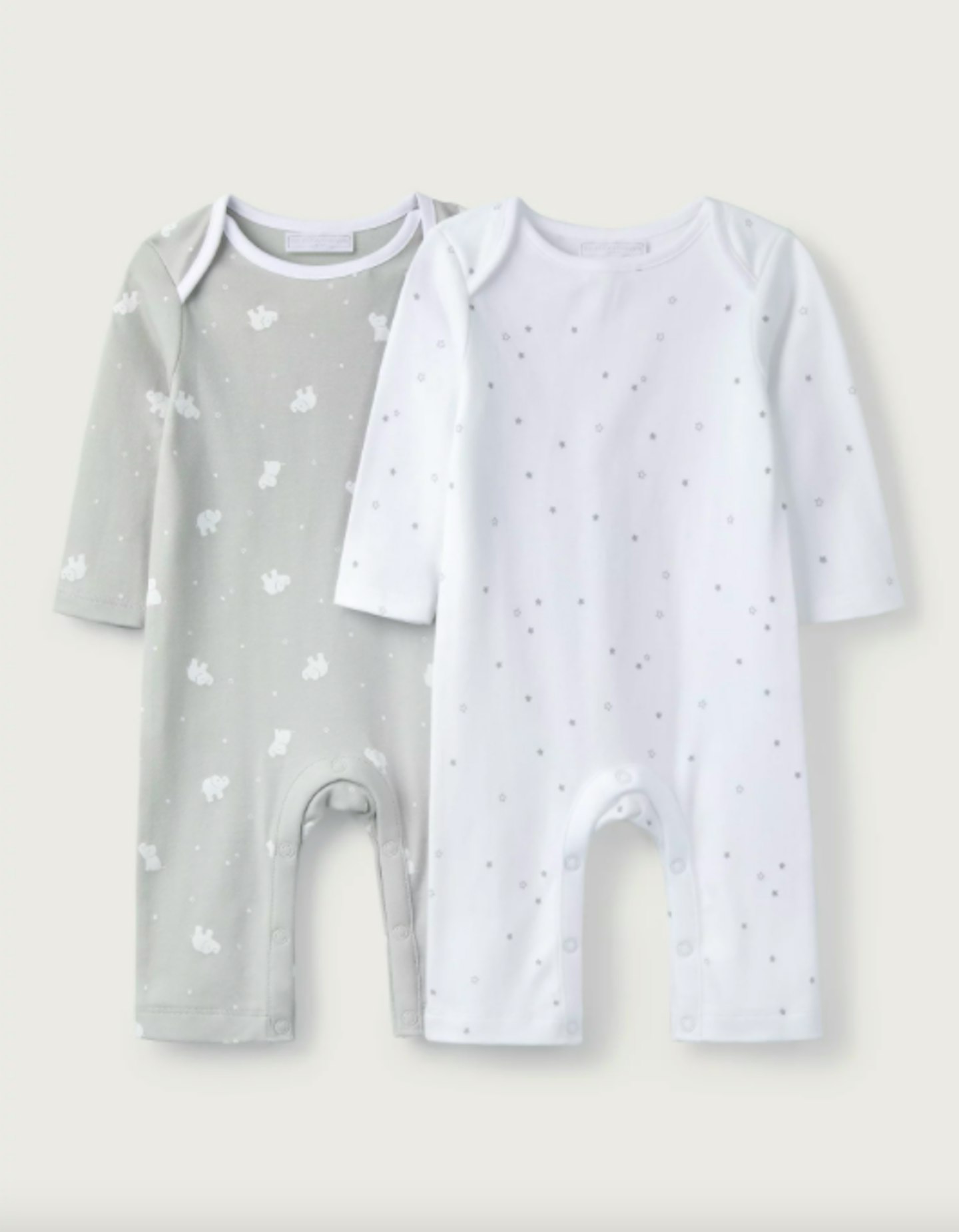 Elephant & Star 2 Pack Sleepsuits, WAS £32 NOW £22.40