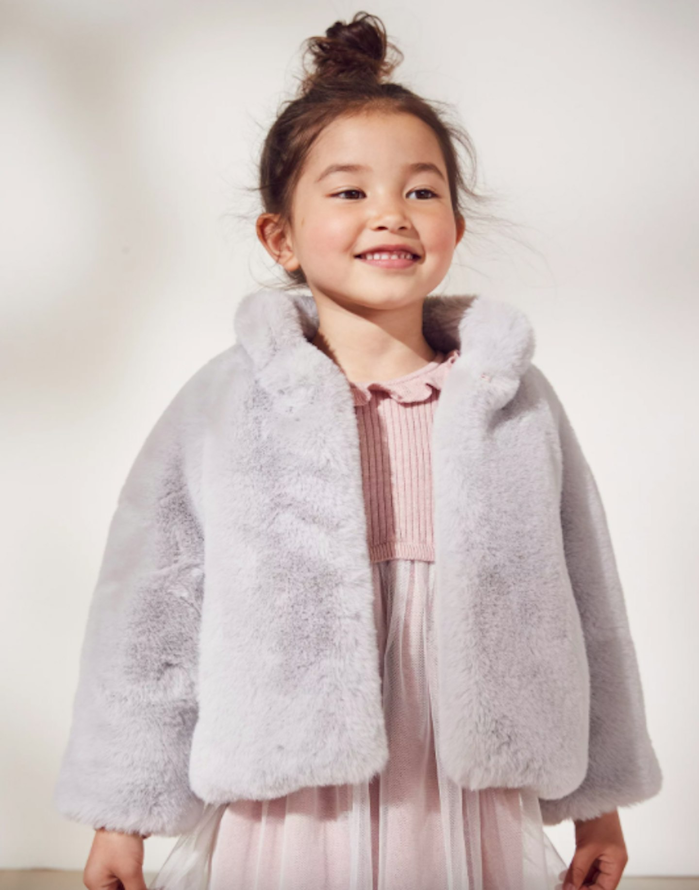 Faux-Fur Coat (1-6yrs), WAS £58 NOW £29