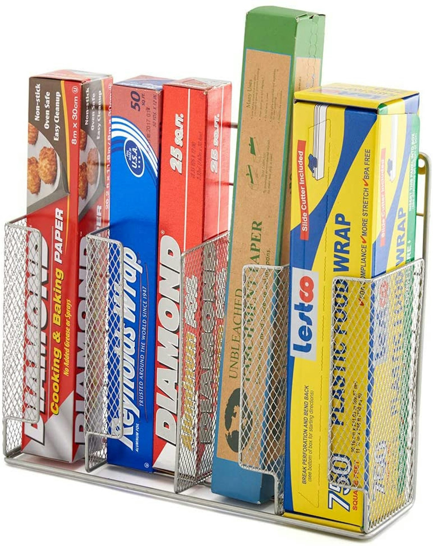 Amazon, EZOWare Wrap Organiser Rack, Wall and Cabinet Door Mount, £19.99