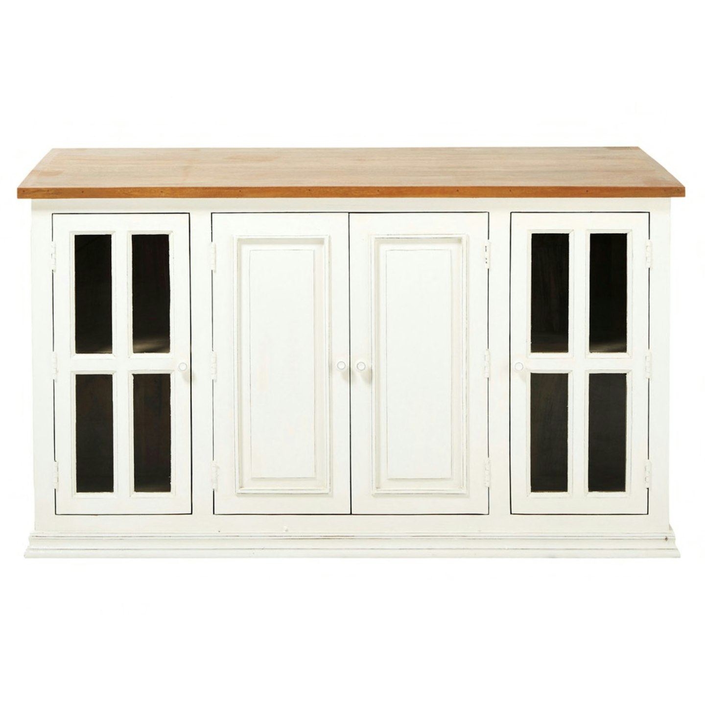 Maisons Du Monde, Mango Wood Kitchen Island in Ivory, £1,515