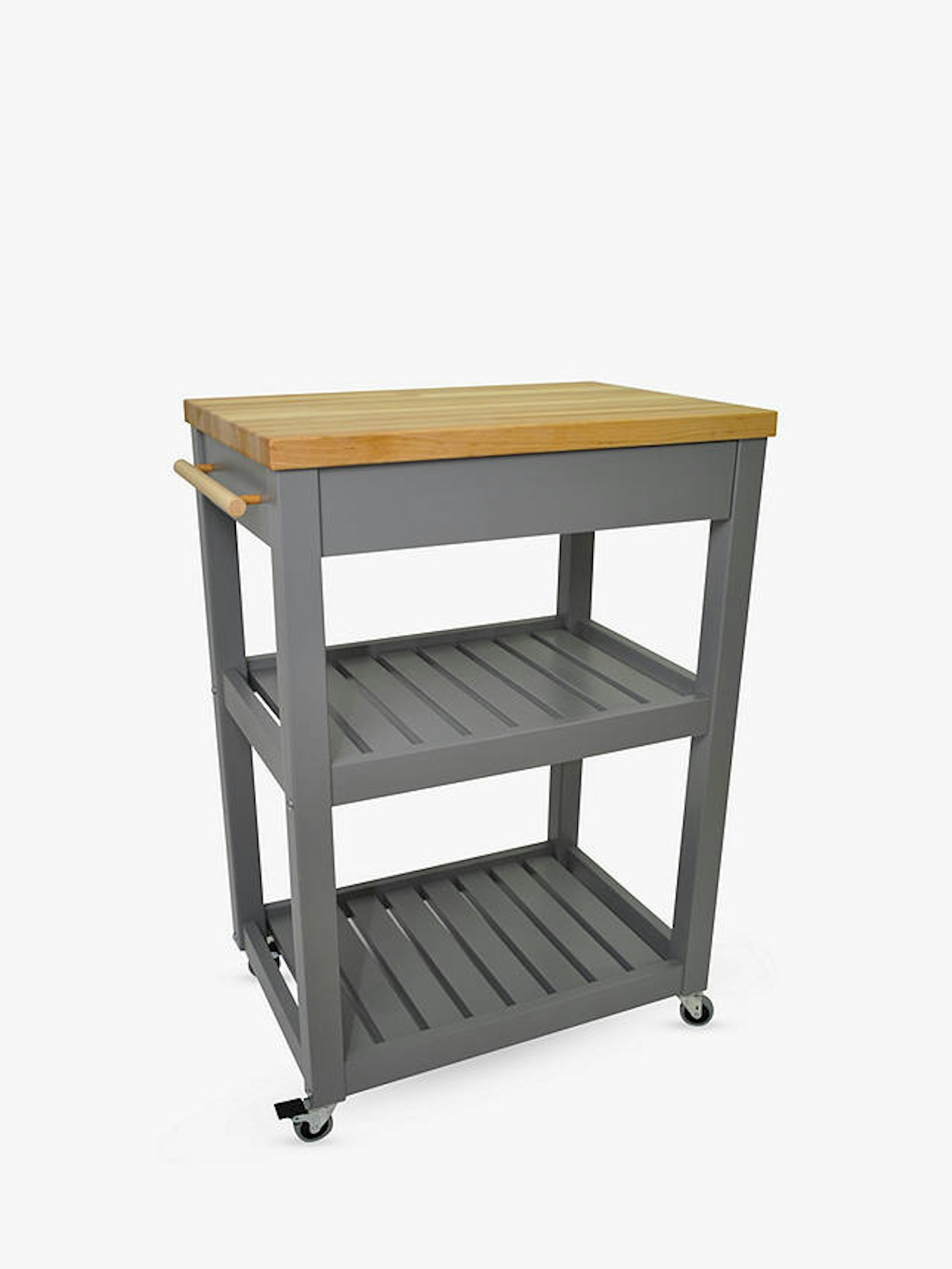 John Lewis & Partners, Butcher's Trolley, FSC-Certified (Beech Wood), Slate Grey, £235
