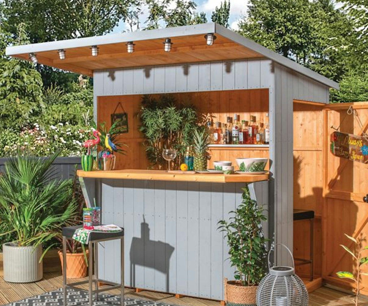 Shire Shiplap Paradise Bar & Storage Shed 6' X 4'