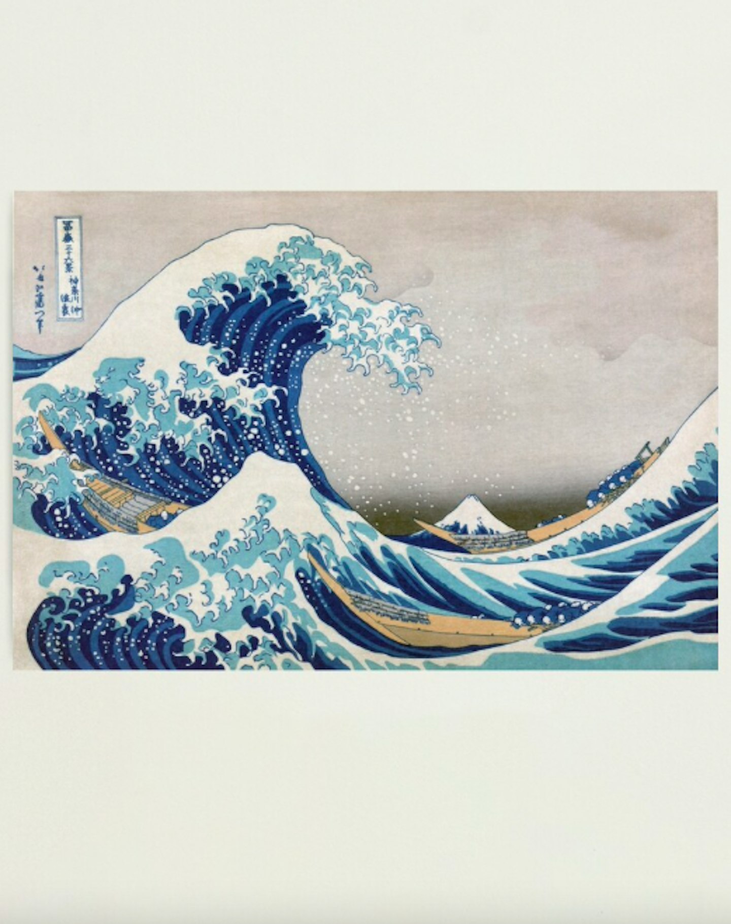 Redbubble, Under the Wave off Kanagawa - The Great Wave - Katsushika Hokusai Photographic Print, £12.45