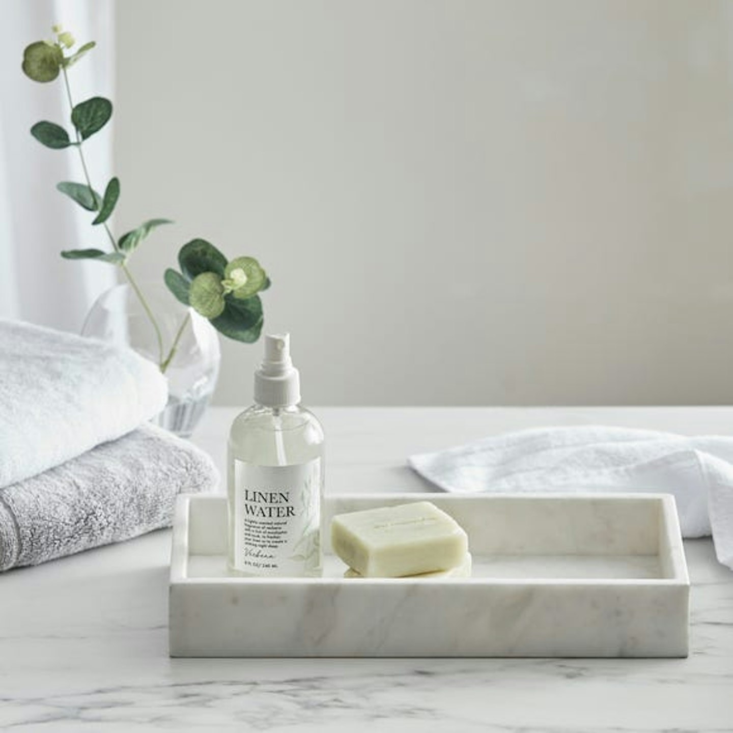 Dunelm, Dorma Purity Marble Tray, £25