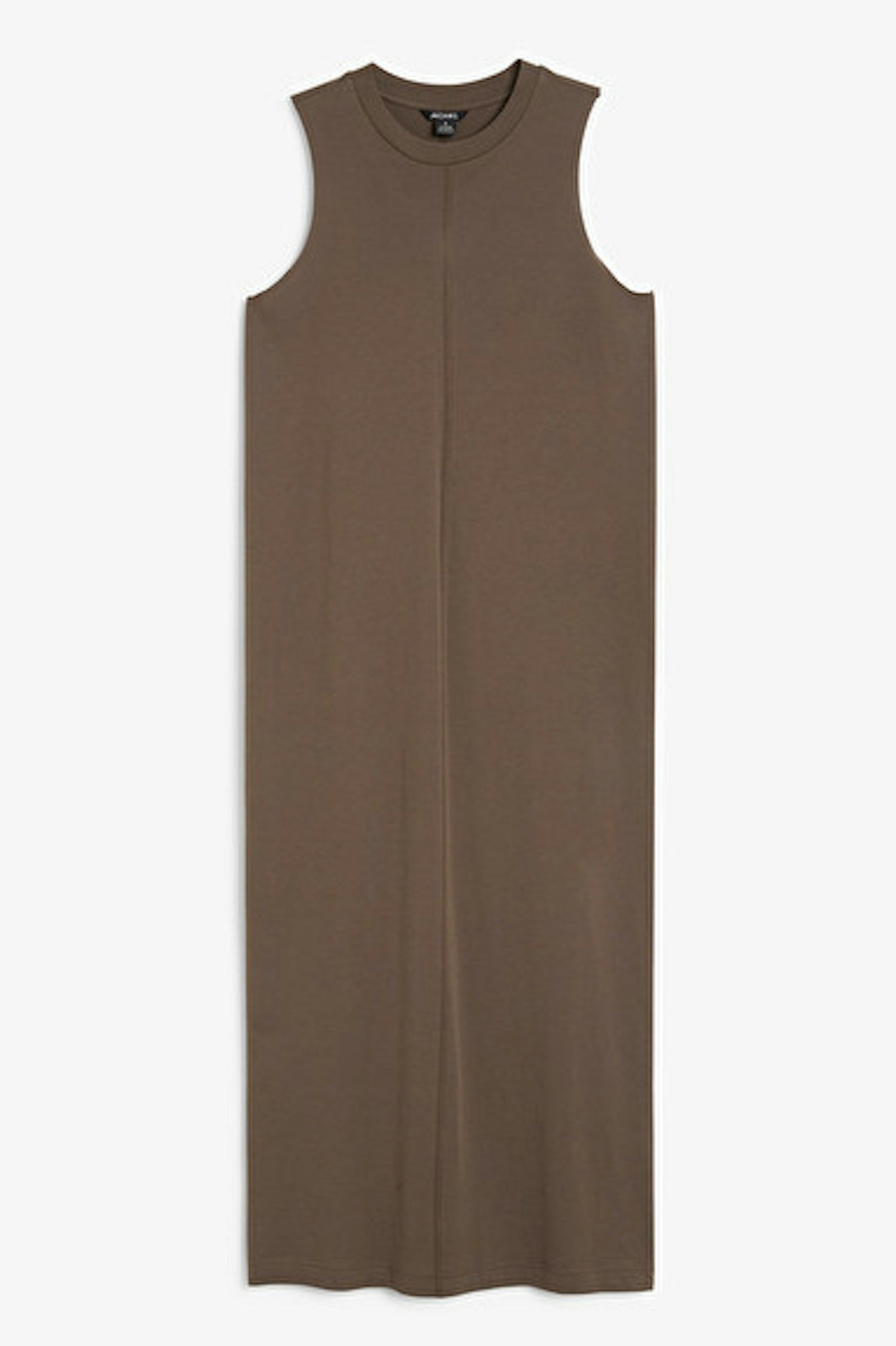 rain bad weather fashion Monki, Long mole sleeveless dress, £25