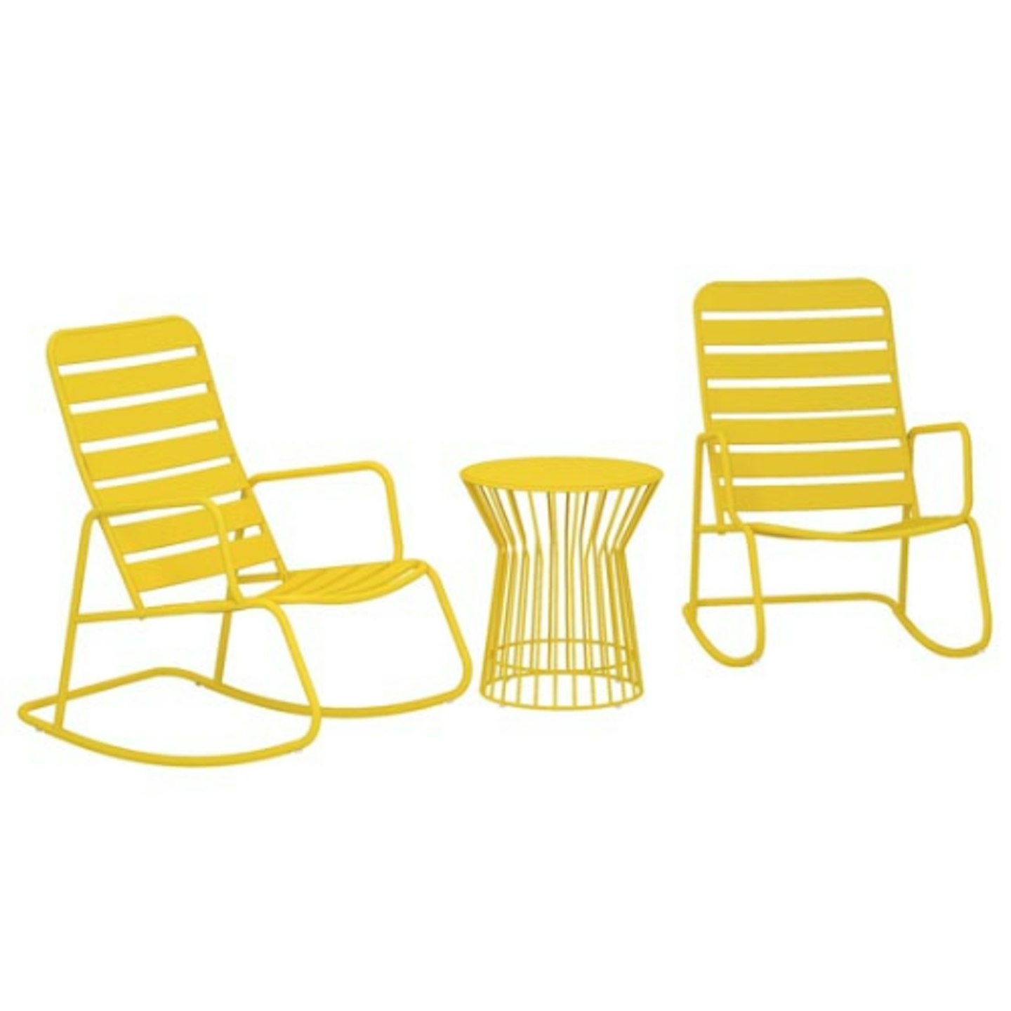 Dorel Roberta 3 Piece Rocker Bistro Set