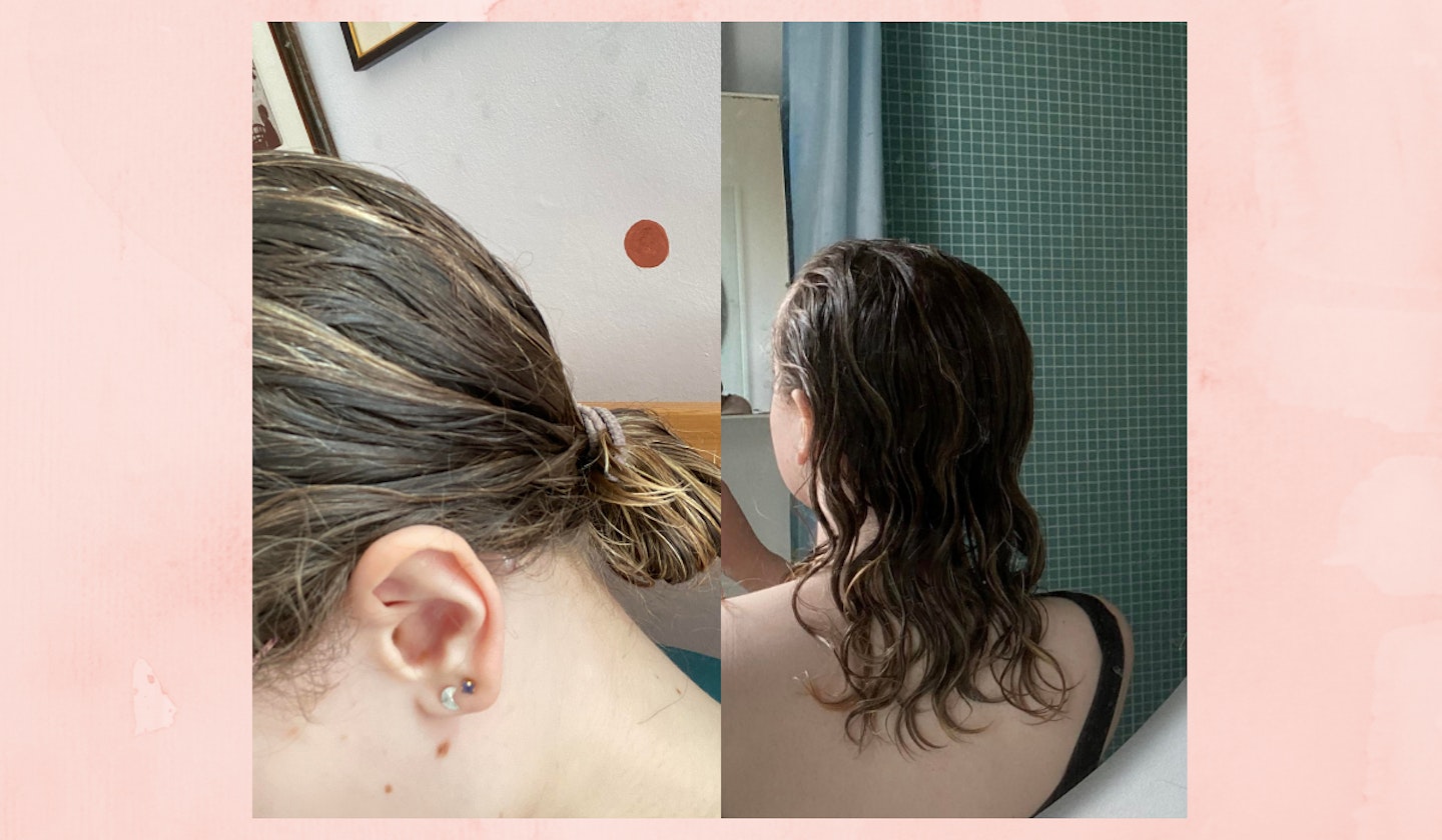 results of hair after using flaxseed hair mask