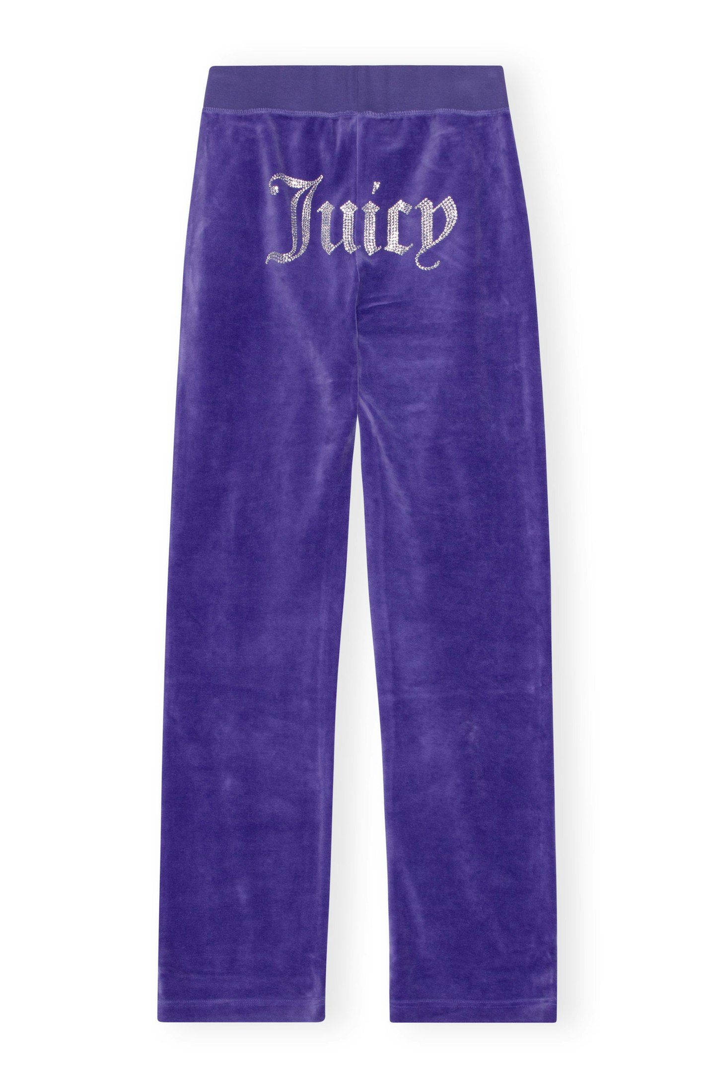 GANNI x Juicy Couture Velvet Track Straight Leg Pants Iris, £155