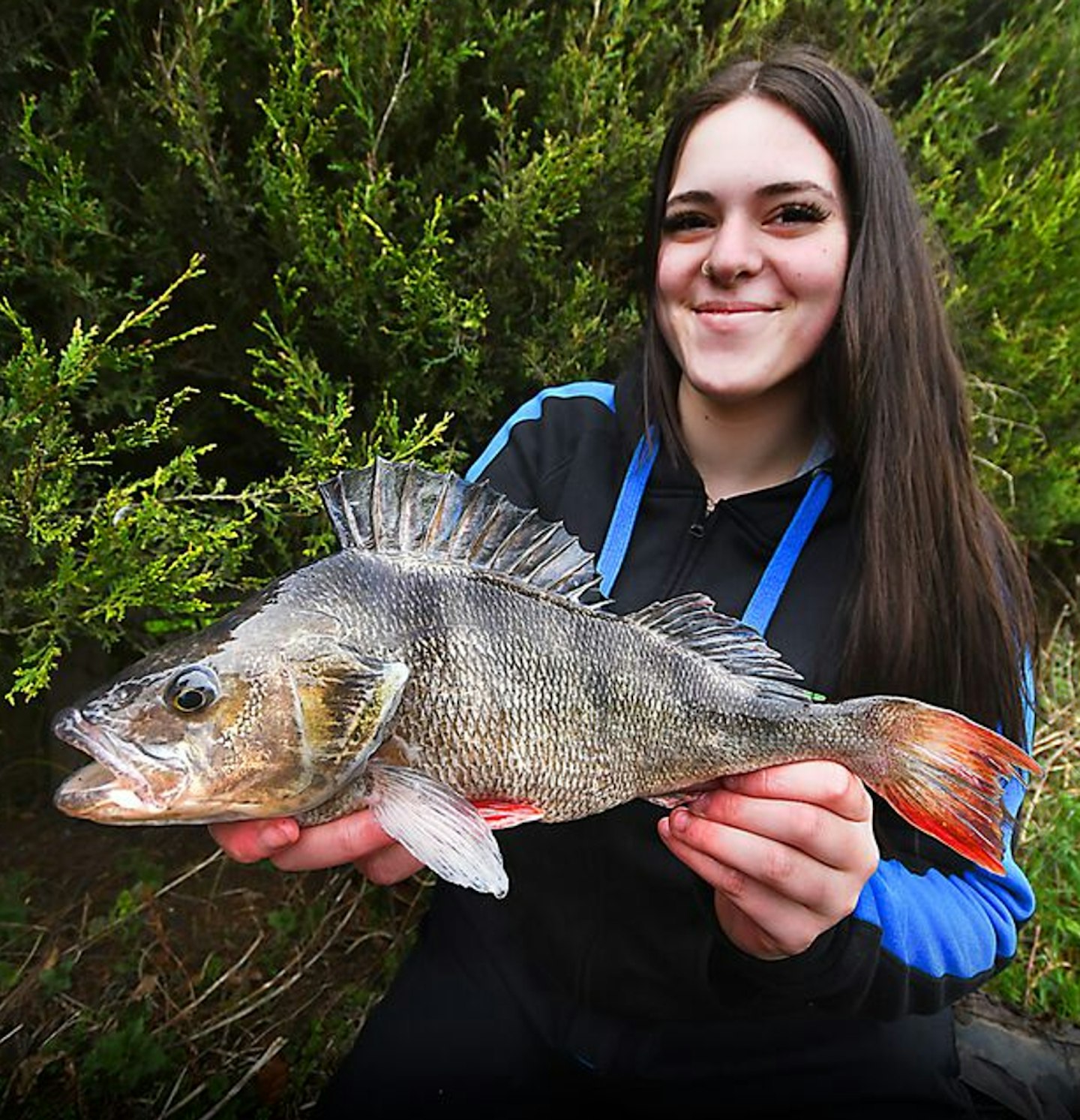 Lottie has enjoyed plenty of success on the big perch front at the rejuvenated Baden Hall Fisheries in Staffordshire