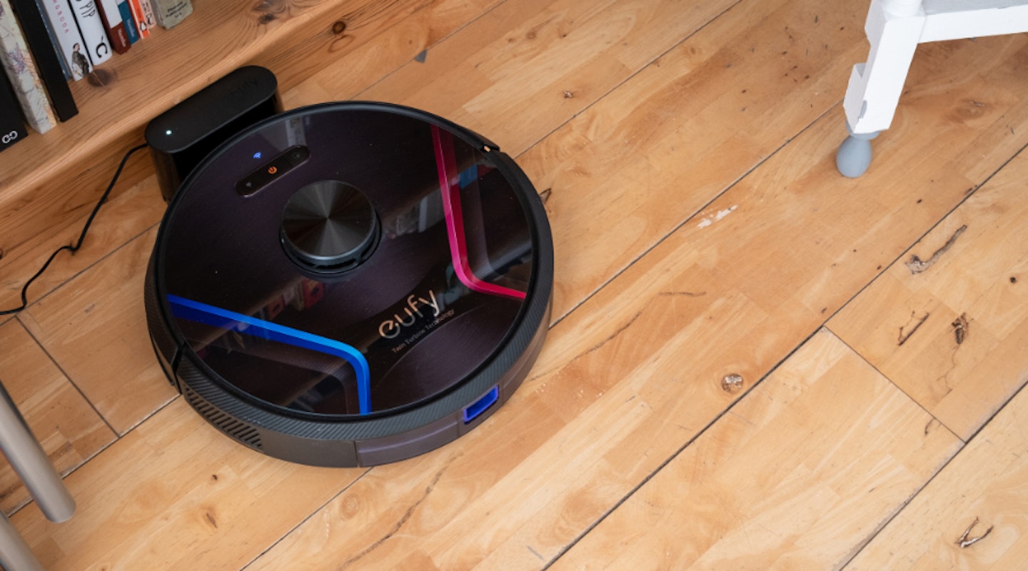 Eufy RoboVac X8 at charging base