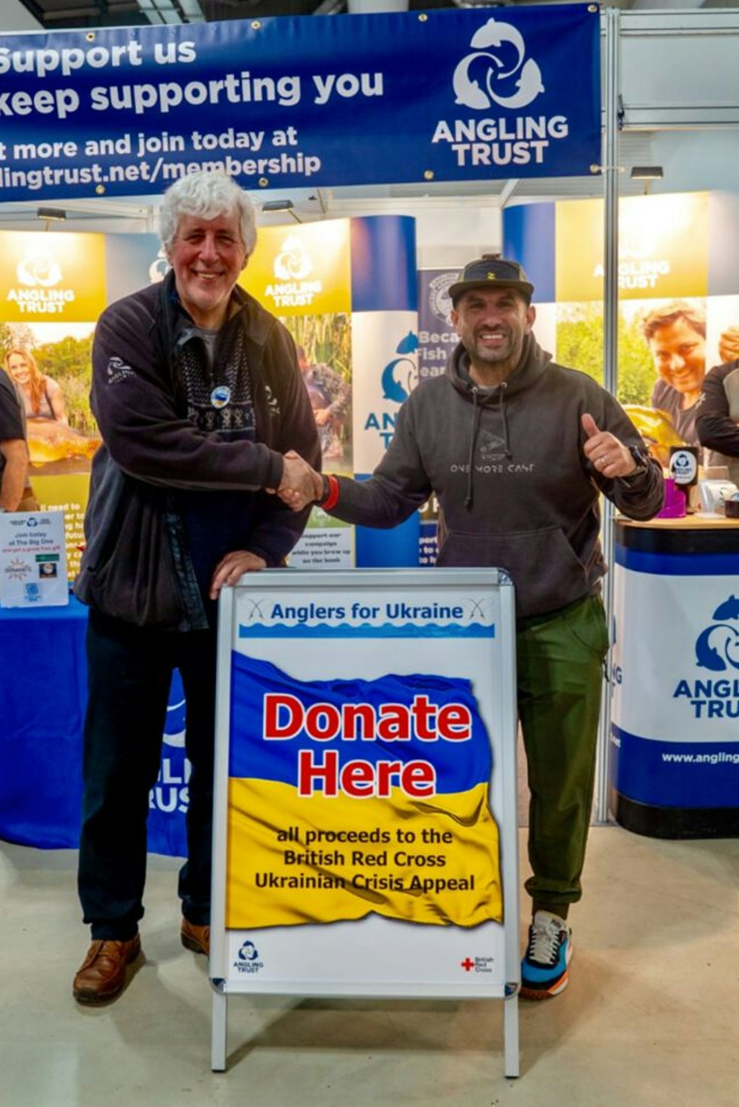 Martin Salter and Ali Hamidi back Anglers for Ukraine