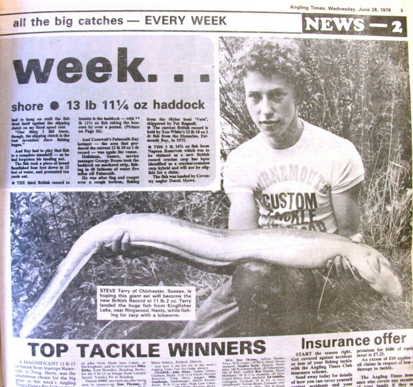 Carper’s big ‘snake’ surprise, 1978 