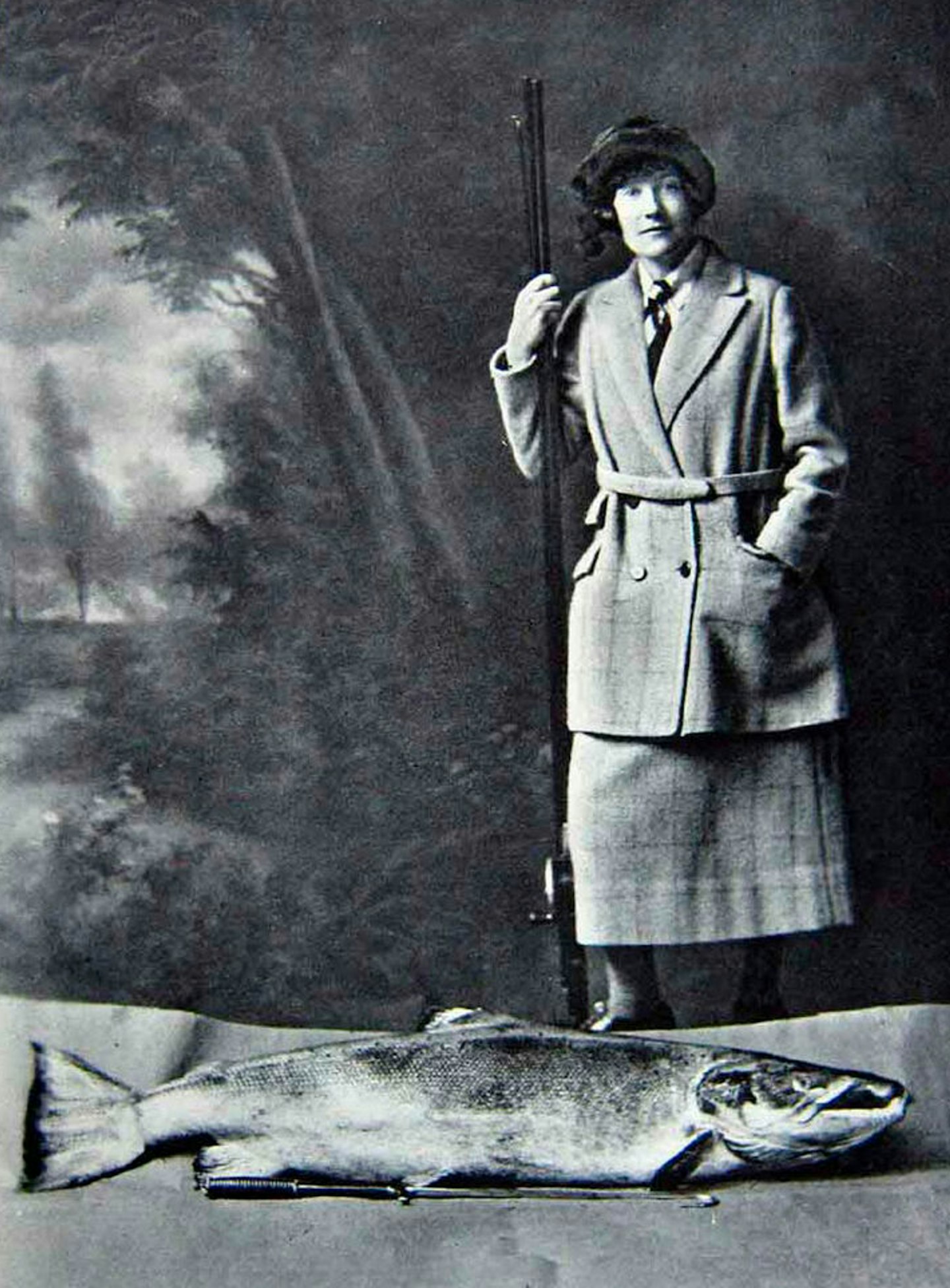 Georgina Ballantine’s 64lb salmon
