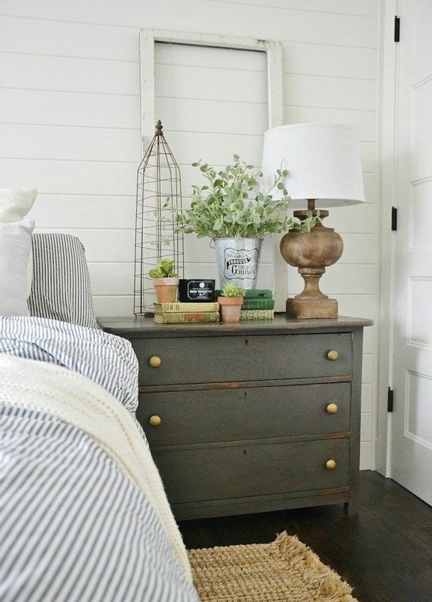 small room storage ideas - bedside chest of drawers