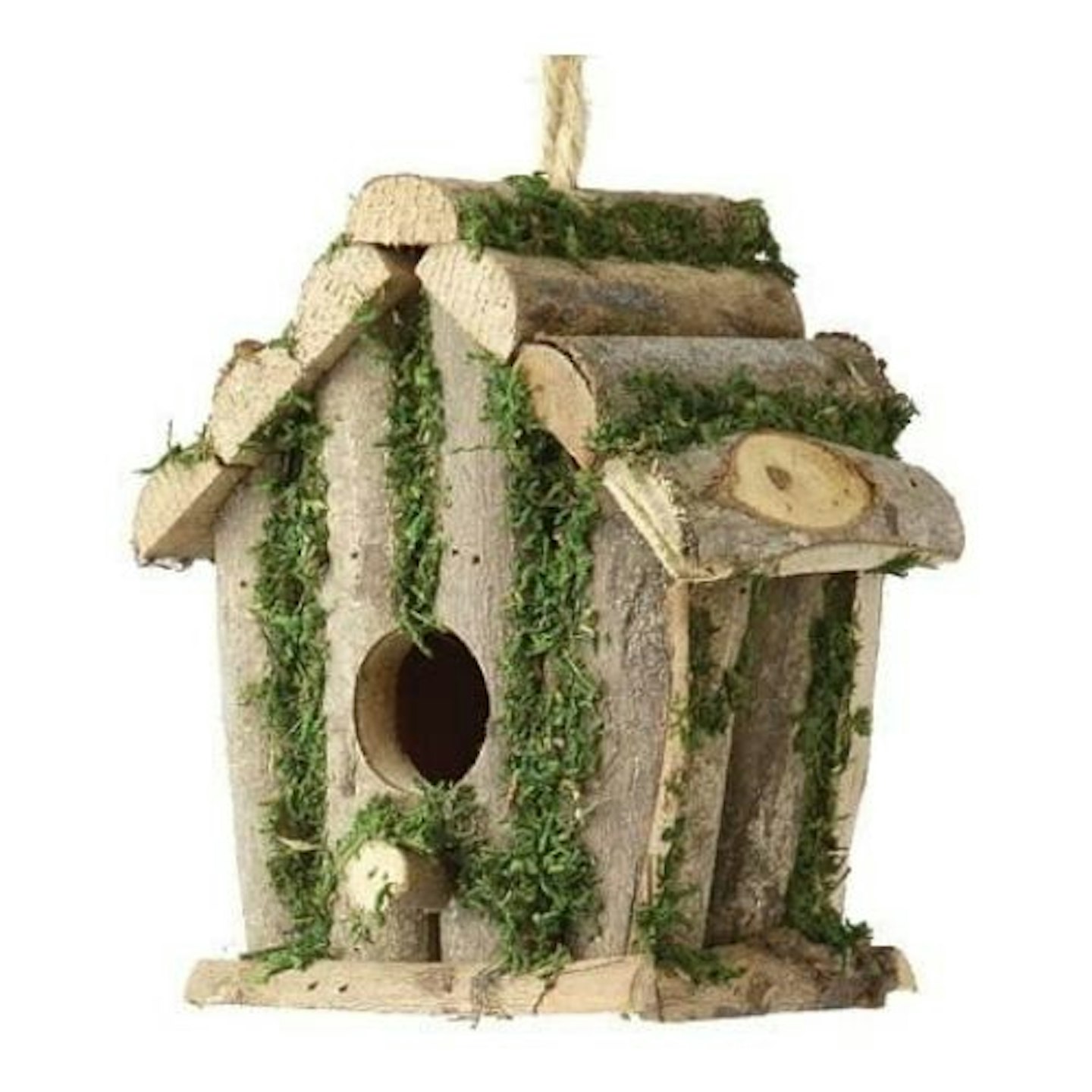 Tom Chambers Handmade Square Log Hut - Bird Nesting Box