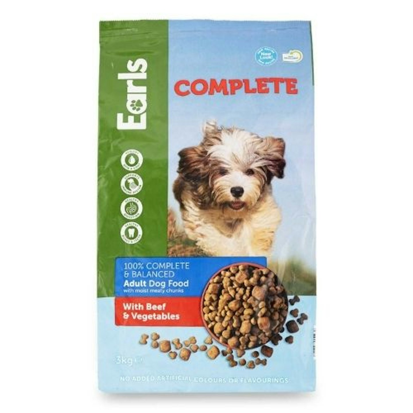 Earls Complete Dry Dog Food With Beef And Vegetables