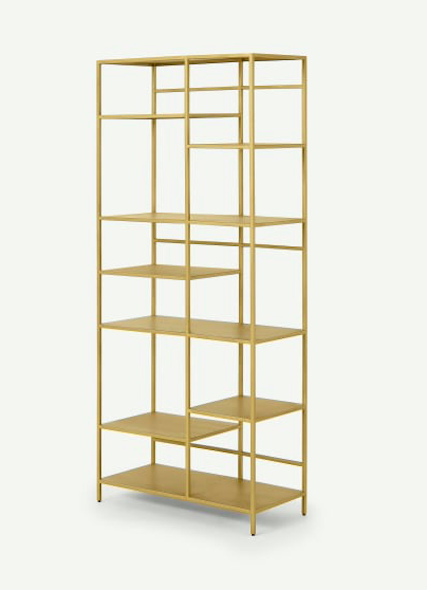 MADE, Munro Shelving Unit, Brass, £475