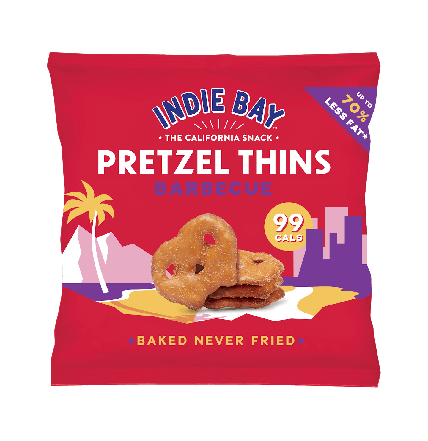 Indie Bay Pretzel Thins Barbecue Flavour