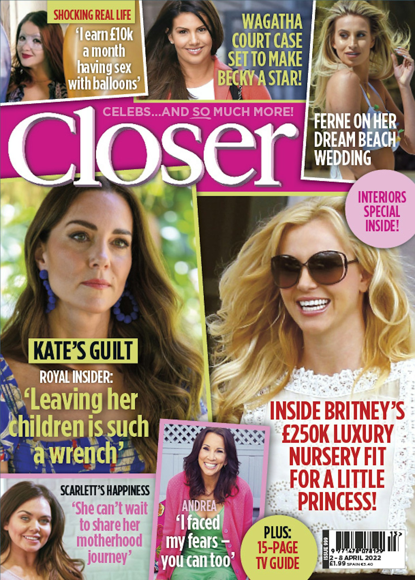Closer magazine March 2022